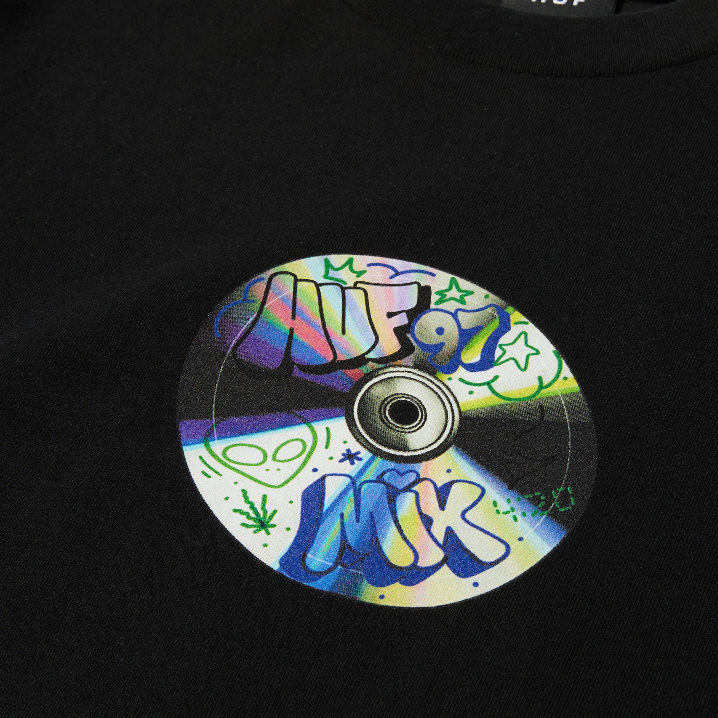 Huf Playlist T-Shirt Black