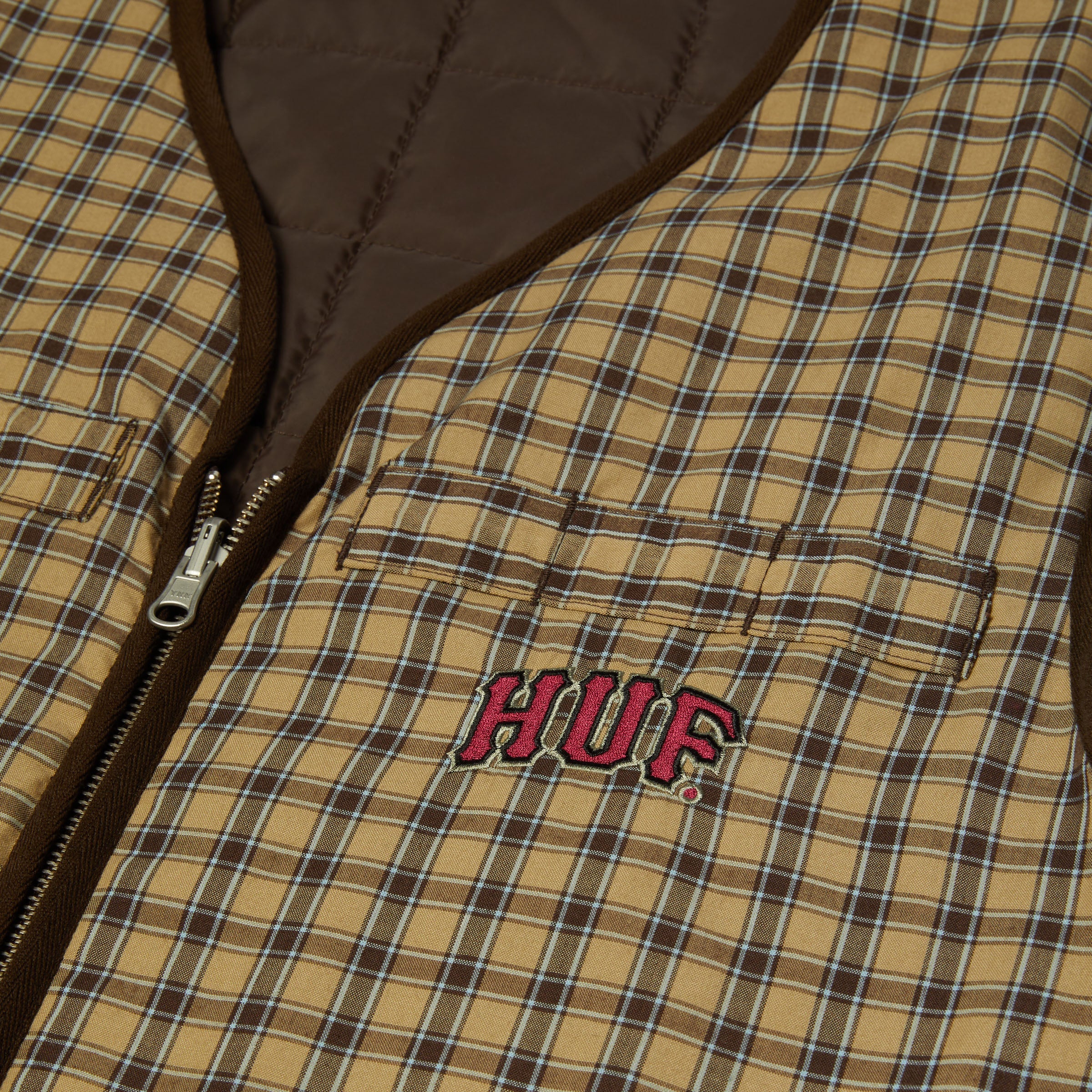 HUF Poynter Reversible Vest Clay
