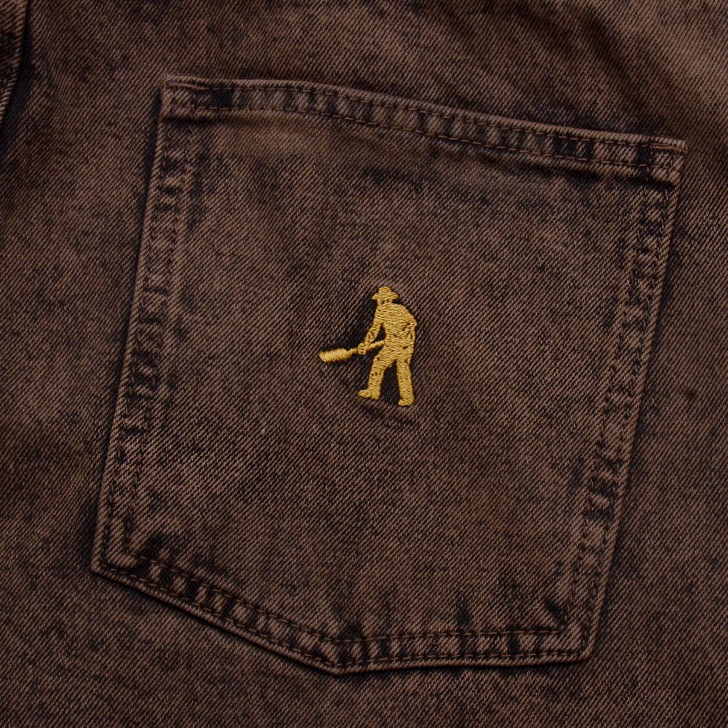 Passport Workers Club Jean Over-Dye Brown