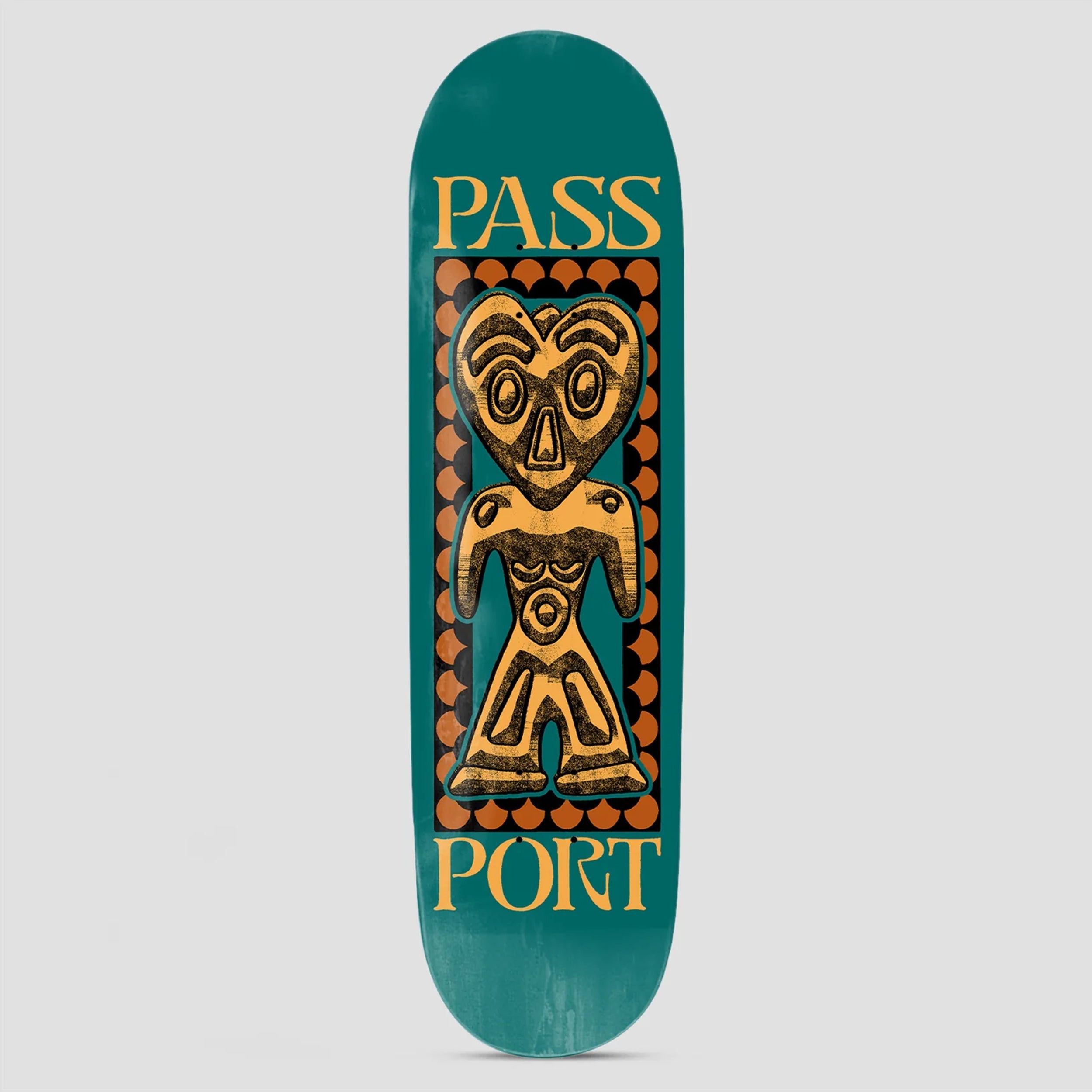 Passport 8 Dogu Series Heart Head Skateboard Deck