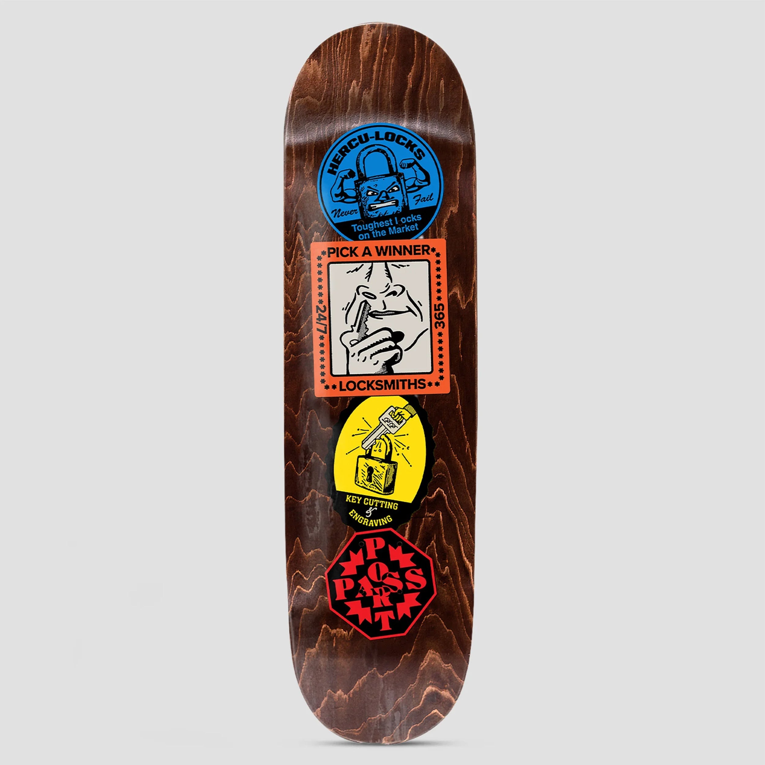 Passport 8.25 Coaster Series Locksmith Skateboard Deck