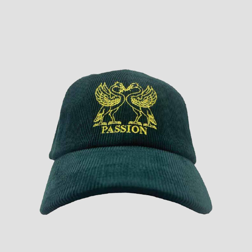 Passion Birds Cord 6 Panel Cap Green