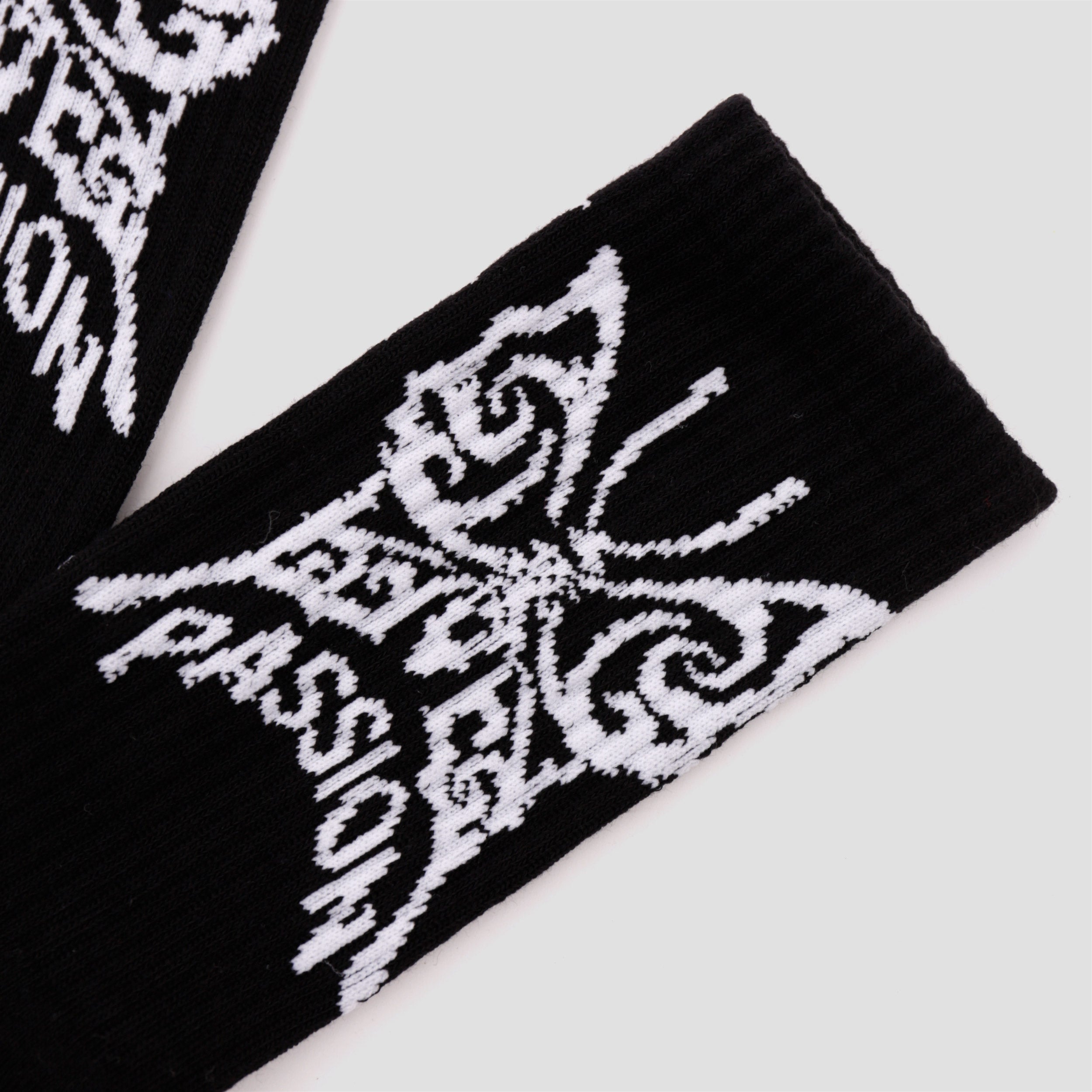Passion Butterfly Socks Black
