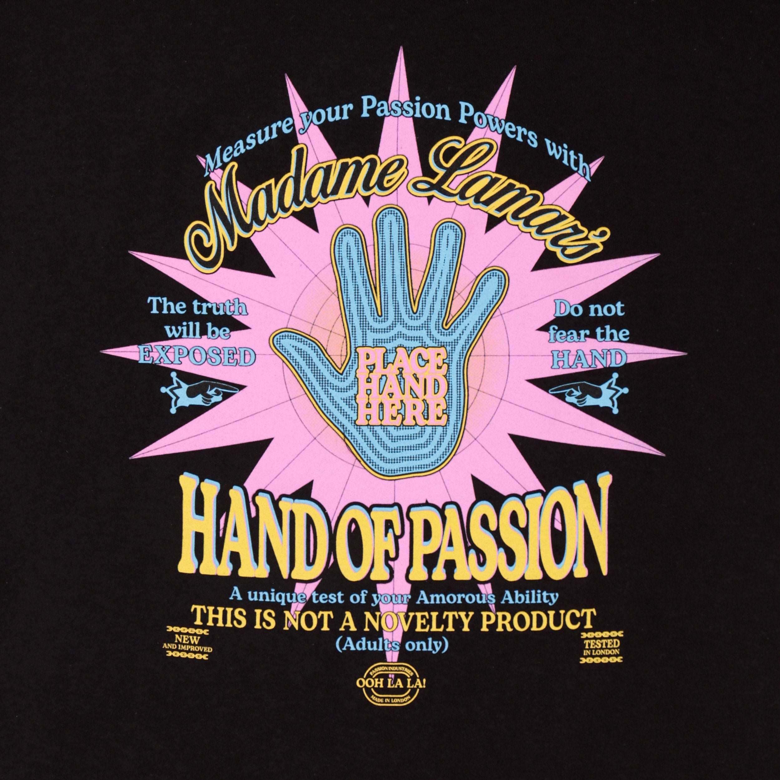 Passion Hands On T-Shirt Black