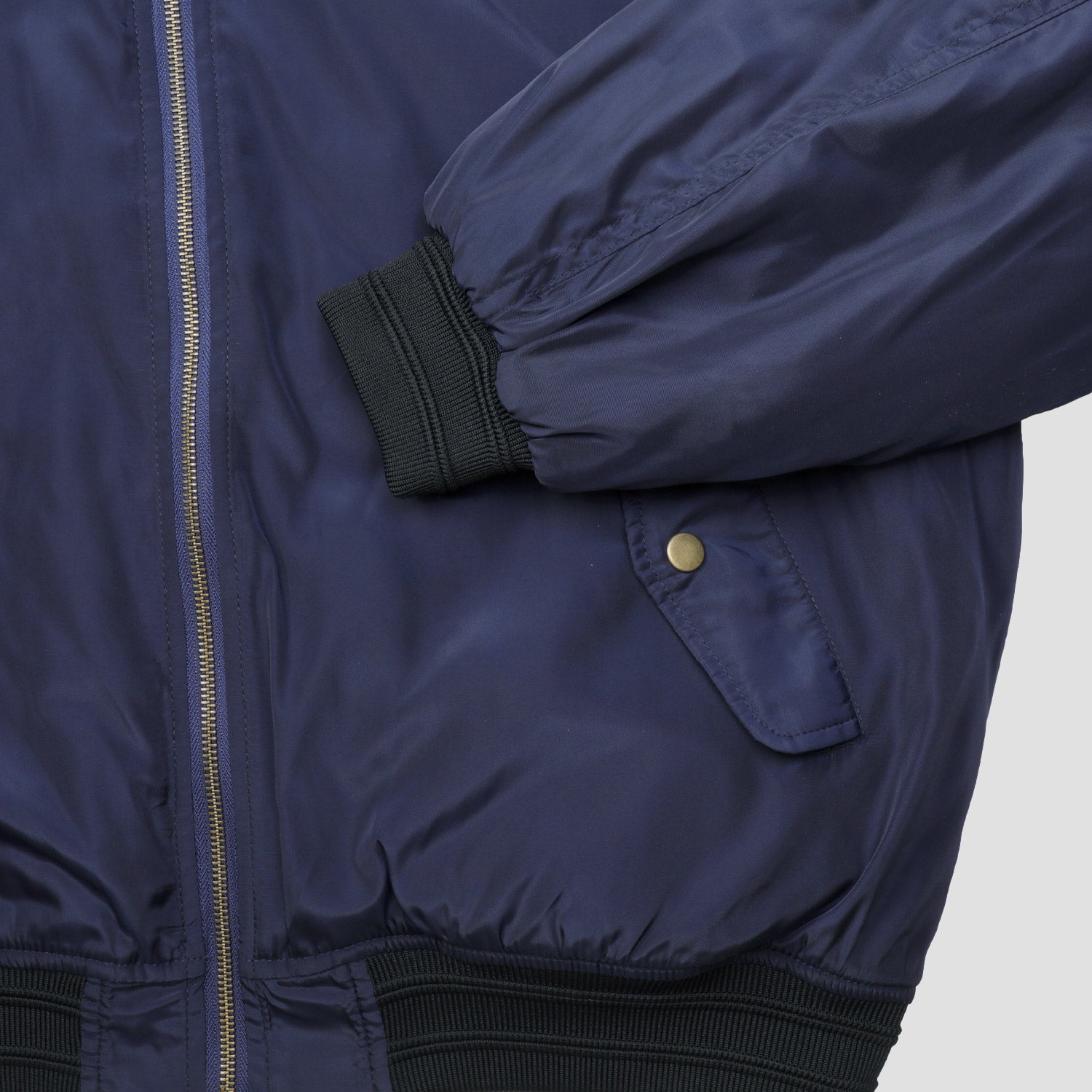 Passport Crystal Embroidery Freight Jacket Navy