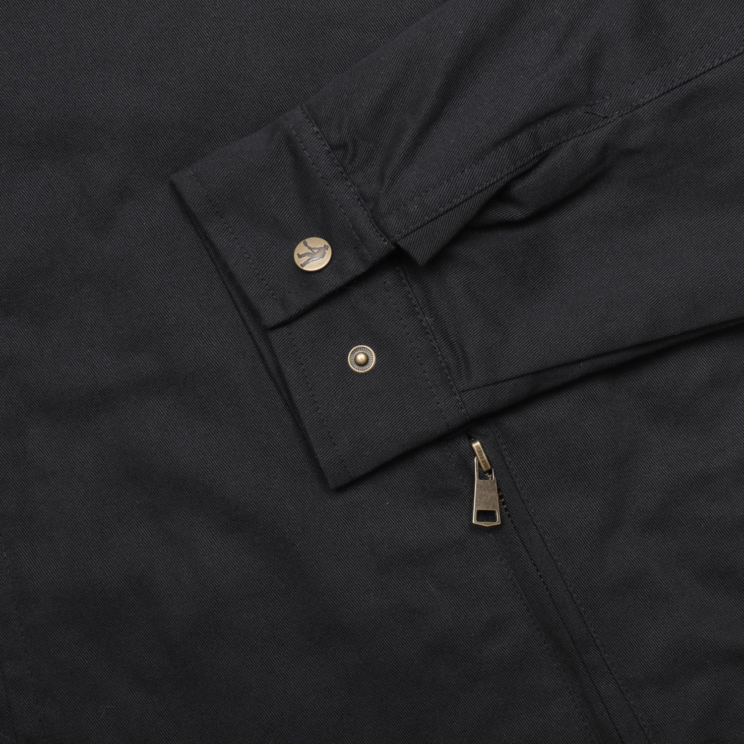 Passport Emblem Workers Jacket Black
