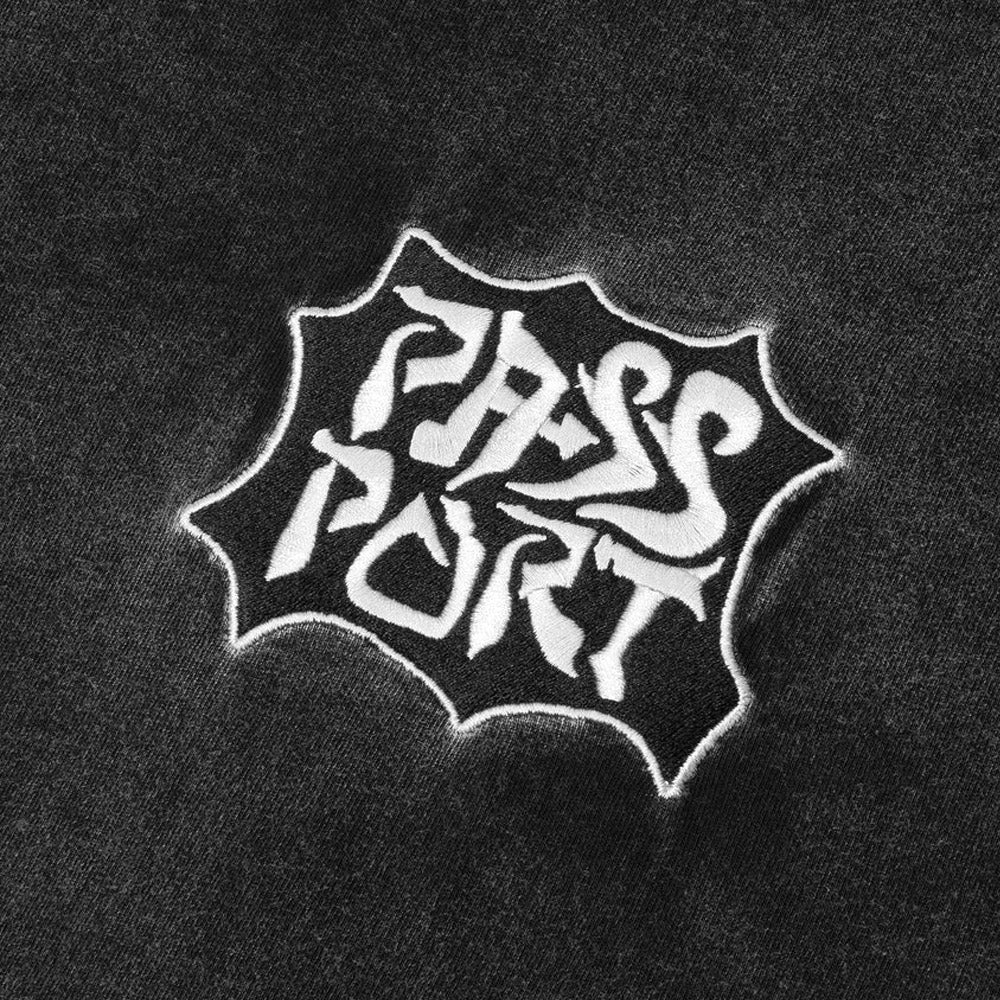 Passport Glyph T-Shirt Acid Black