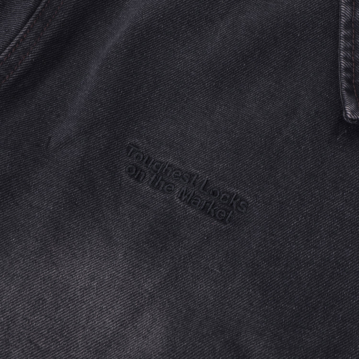 Passport Hercu-Locks Recycled Denim Freight Jacket Washed Black