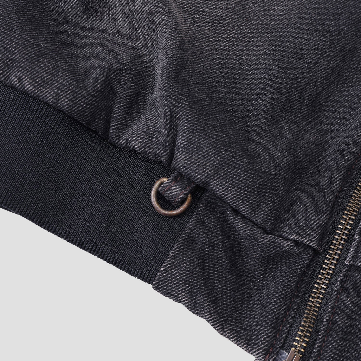 Passport Hercu-Locks Recycled Denim Freight Jacket Washed Black