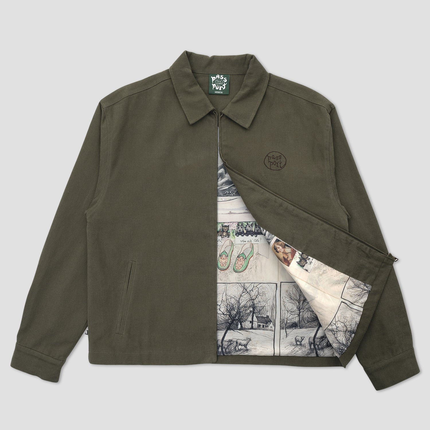 Passport MG Workers Jacket Olive