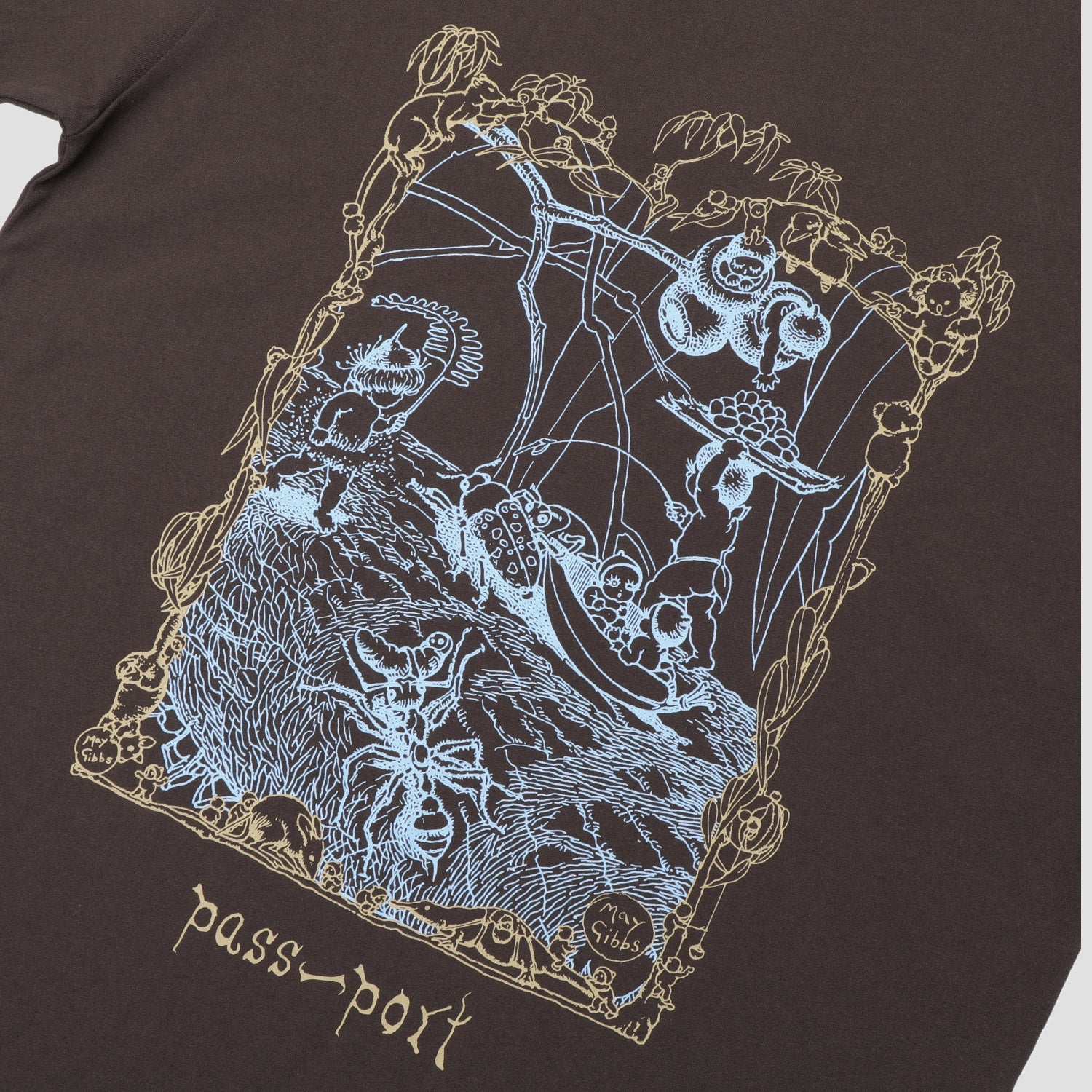 Passport Scribblegum T-Shirt Bark