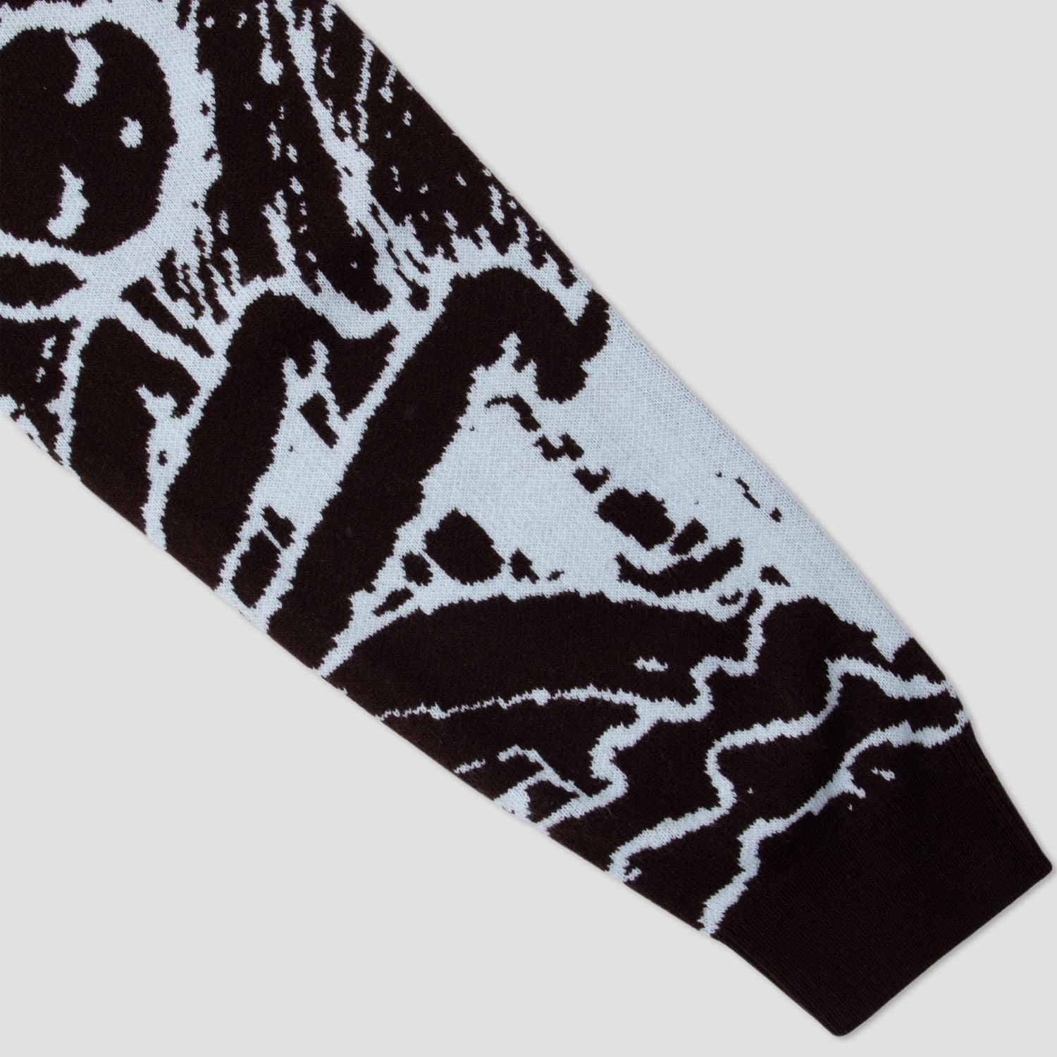 Passport Webbed Bed Knit Sweater Baby Blue