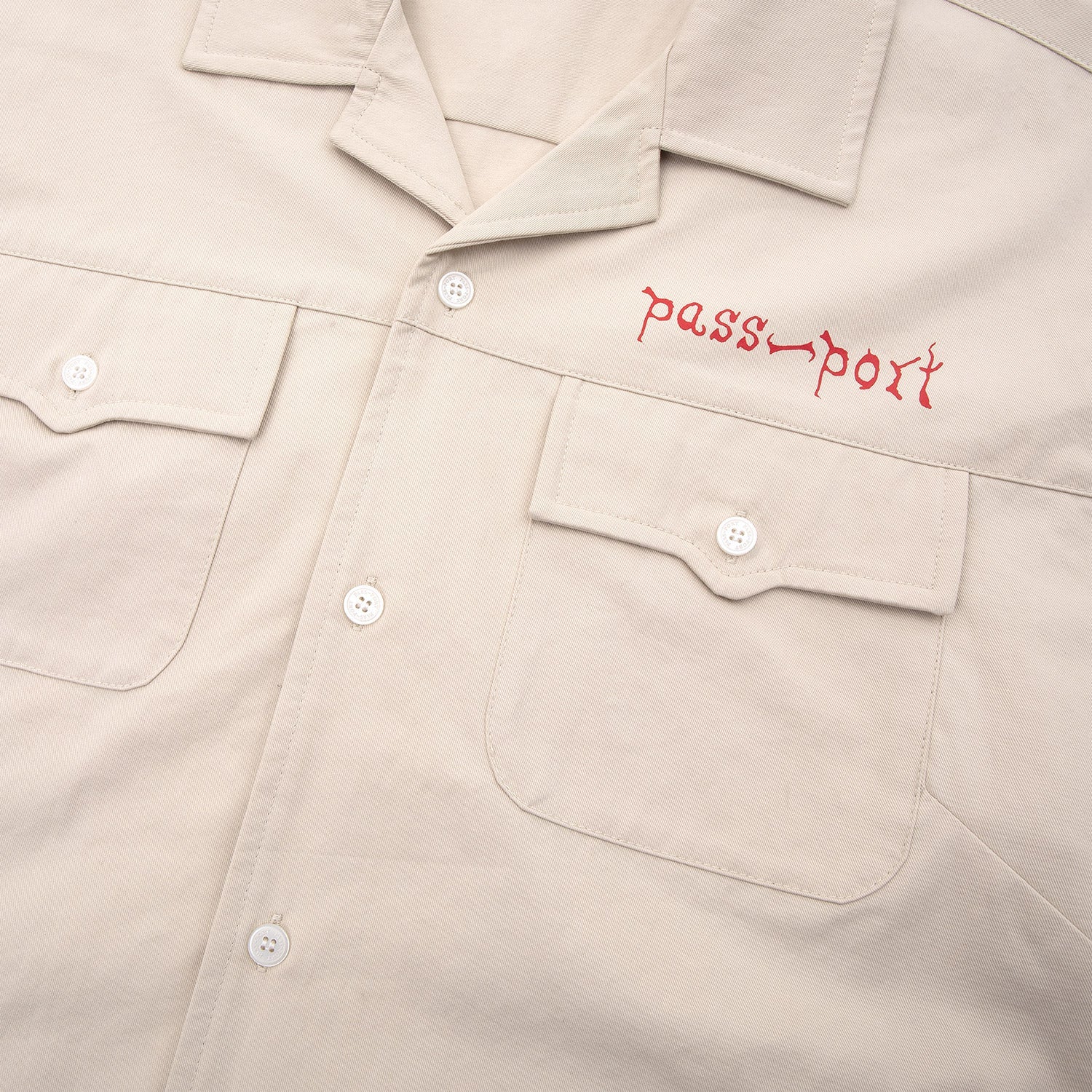 Passport Webbed Bed Packers Shirt Bone