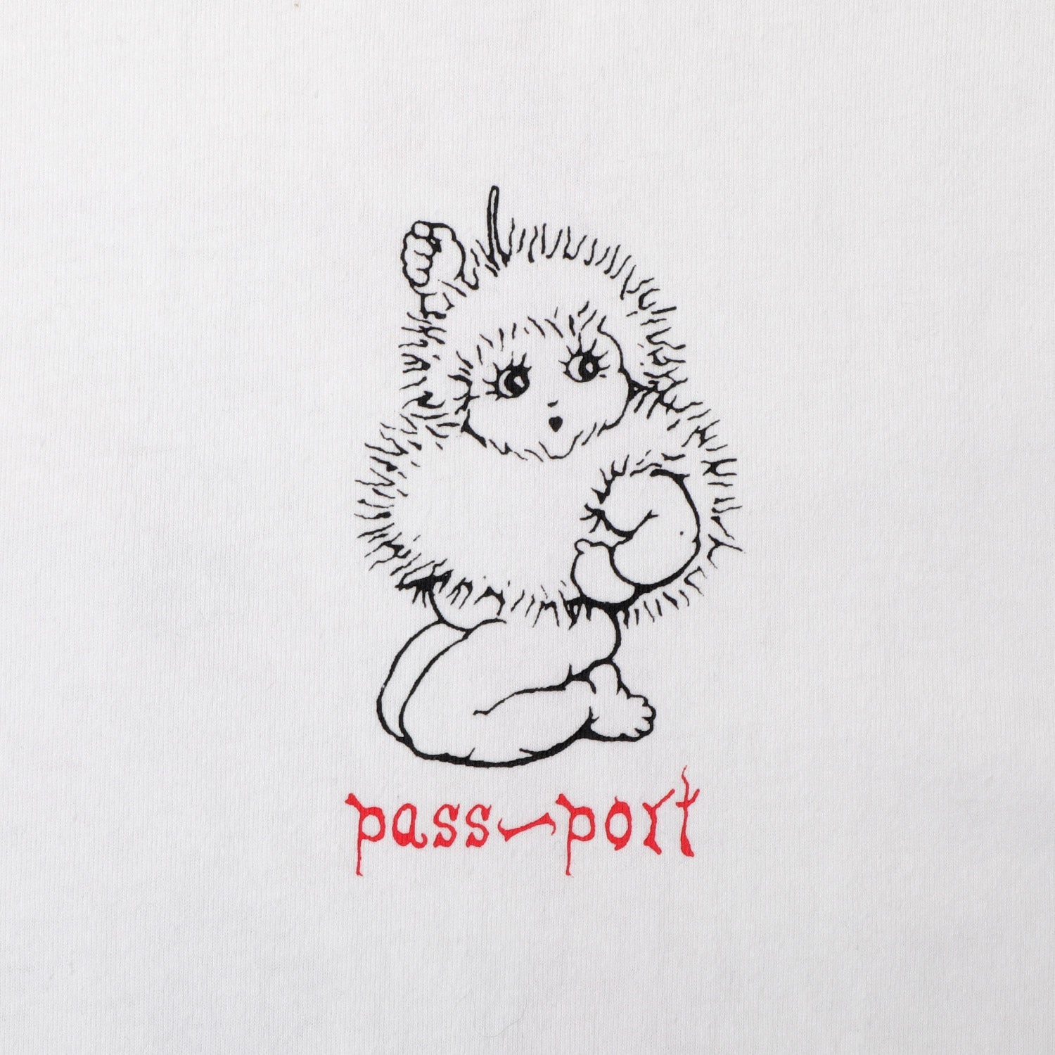 Passport Webbed Bed T-Shirt White