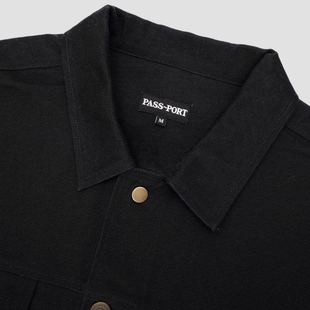 Passport Workers Overshirt Black