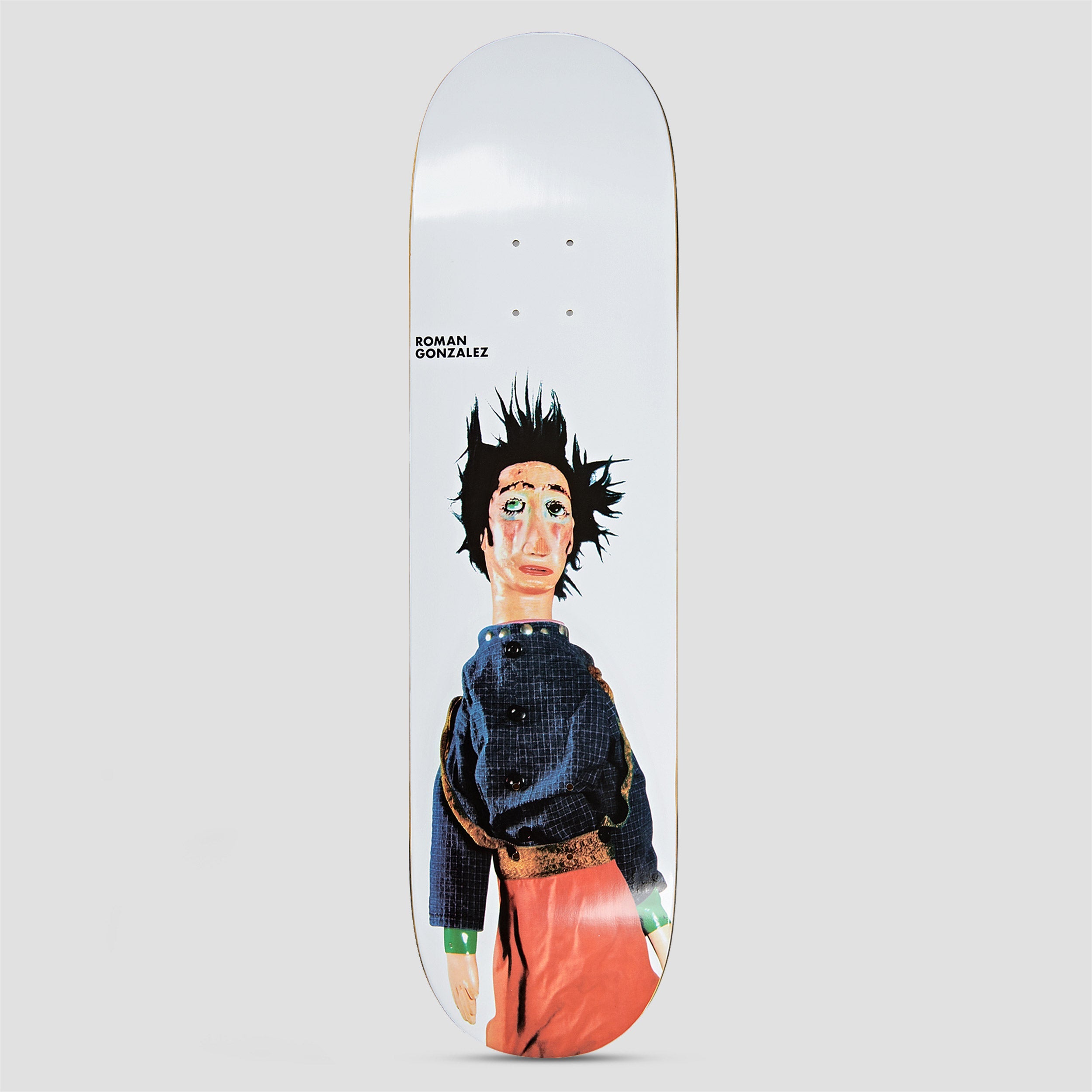 Polar 8.25 Roman Gonzalez Lorca White Skateboard Deck