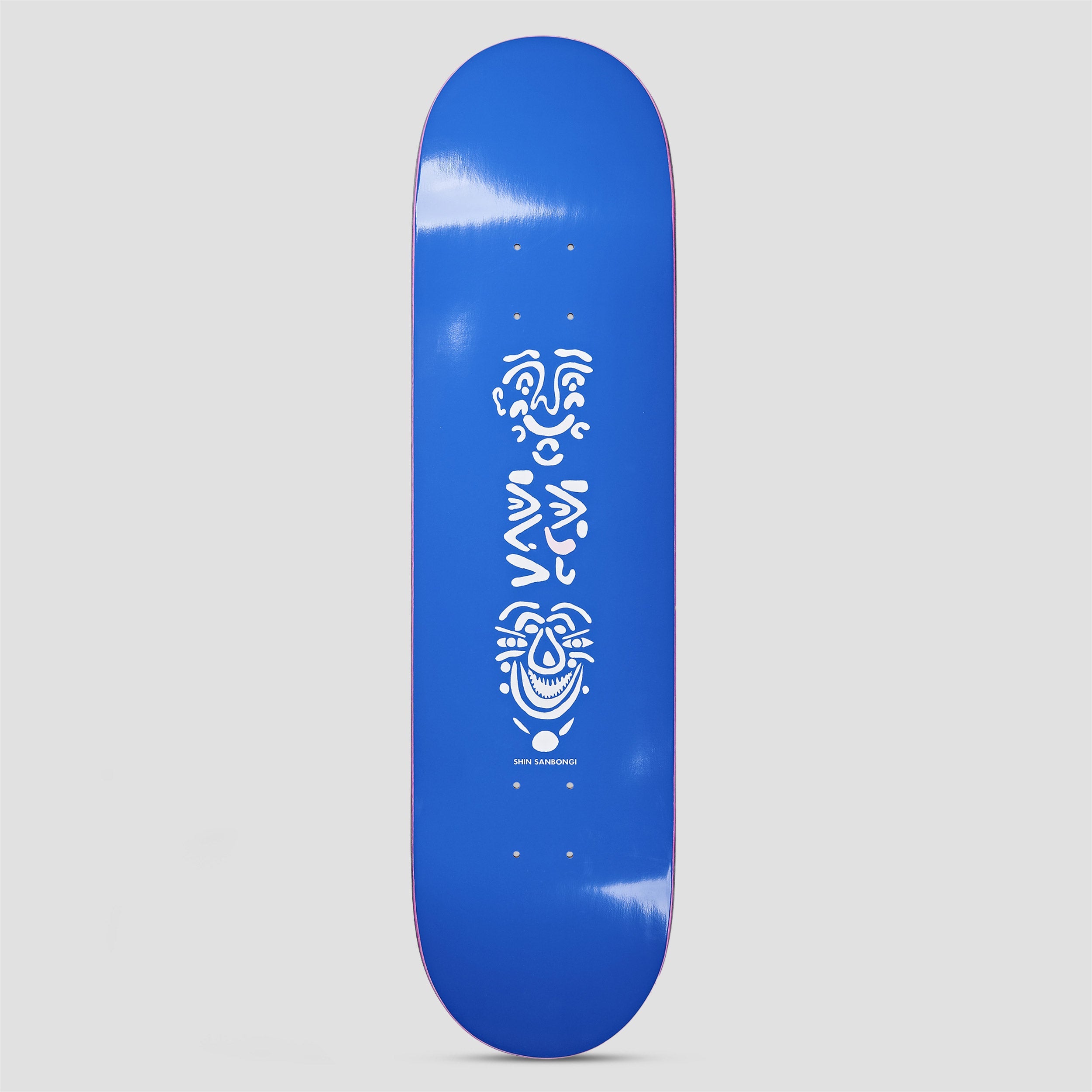 Polar 8.125 Shin Sanbongi Faces Blue Skateboard Deck