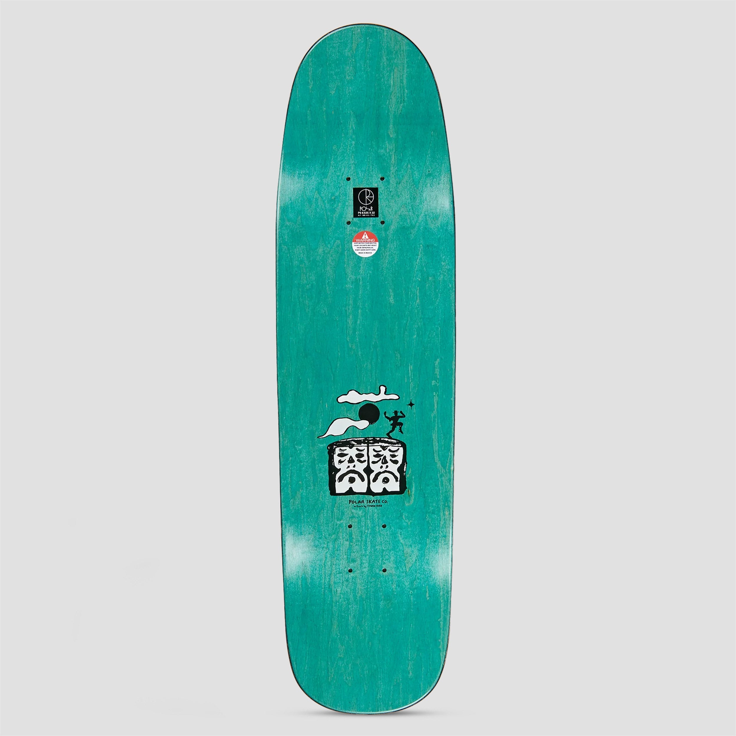 Polar 8.625 P9 Aaron Herrington Serenade Wheel Wells Skateboard Deck