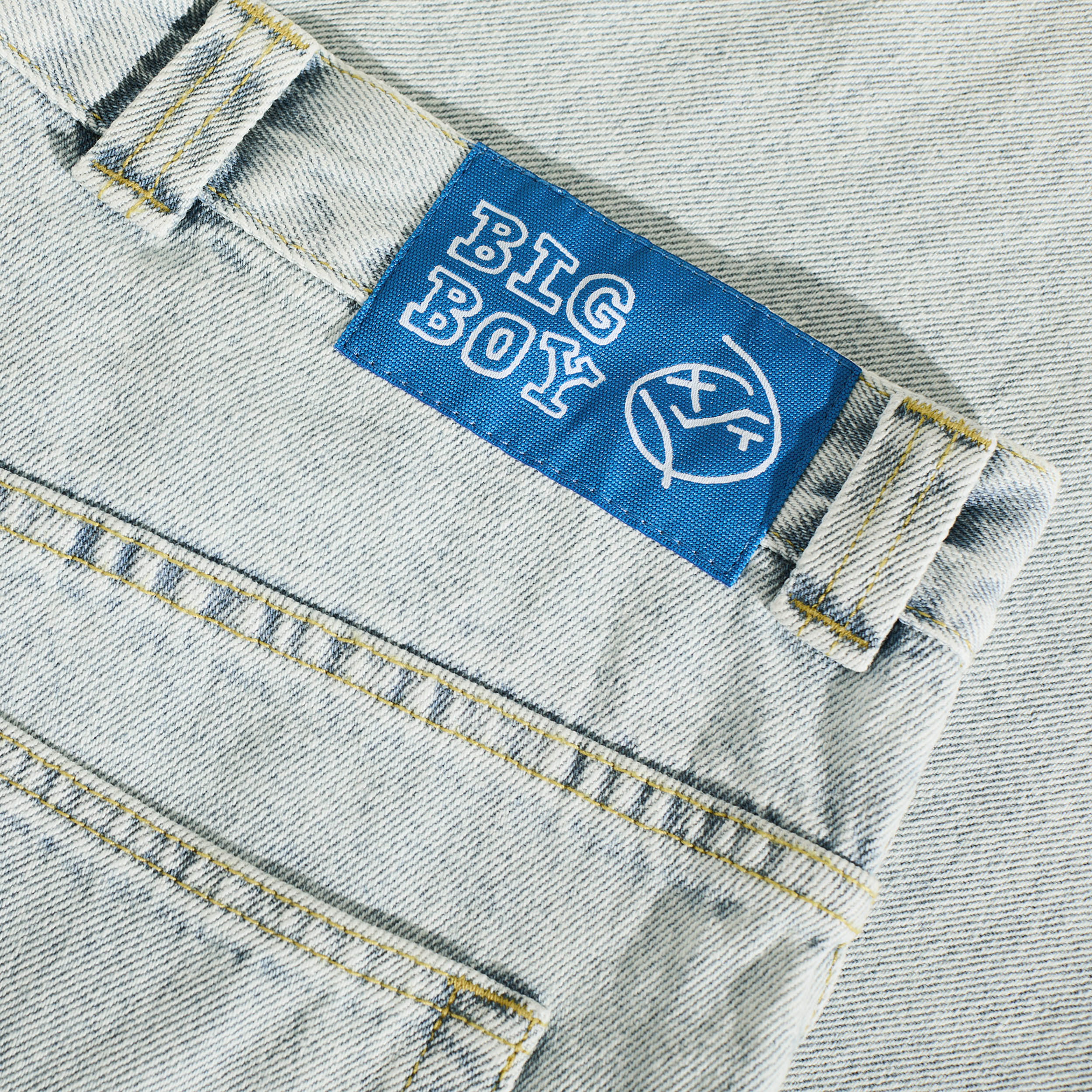 Polar Big Boy Pants OG Logo Light Blue