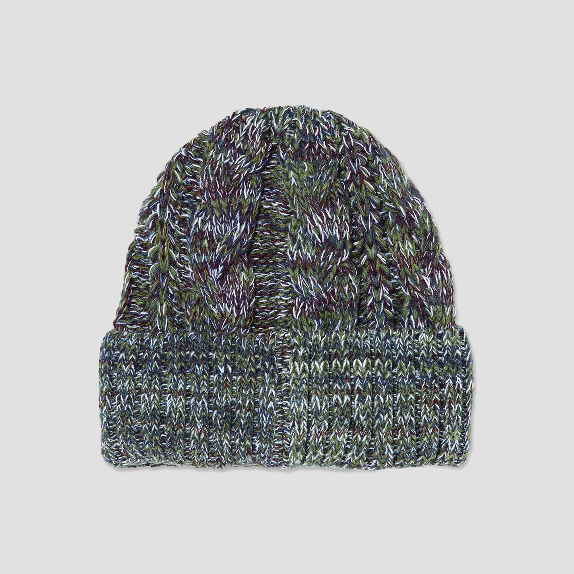 Polar Braid Beanie Green