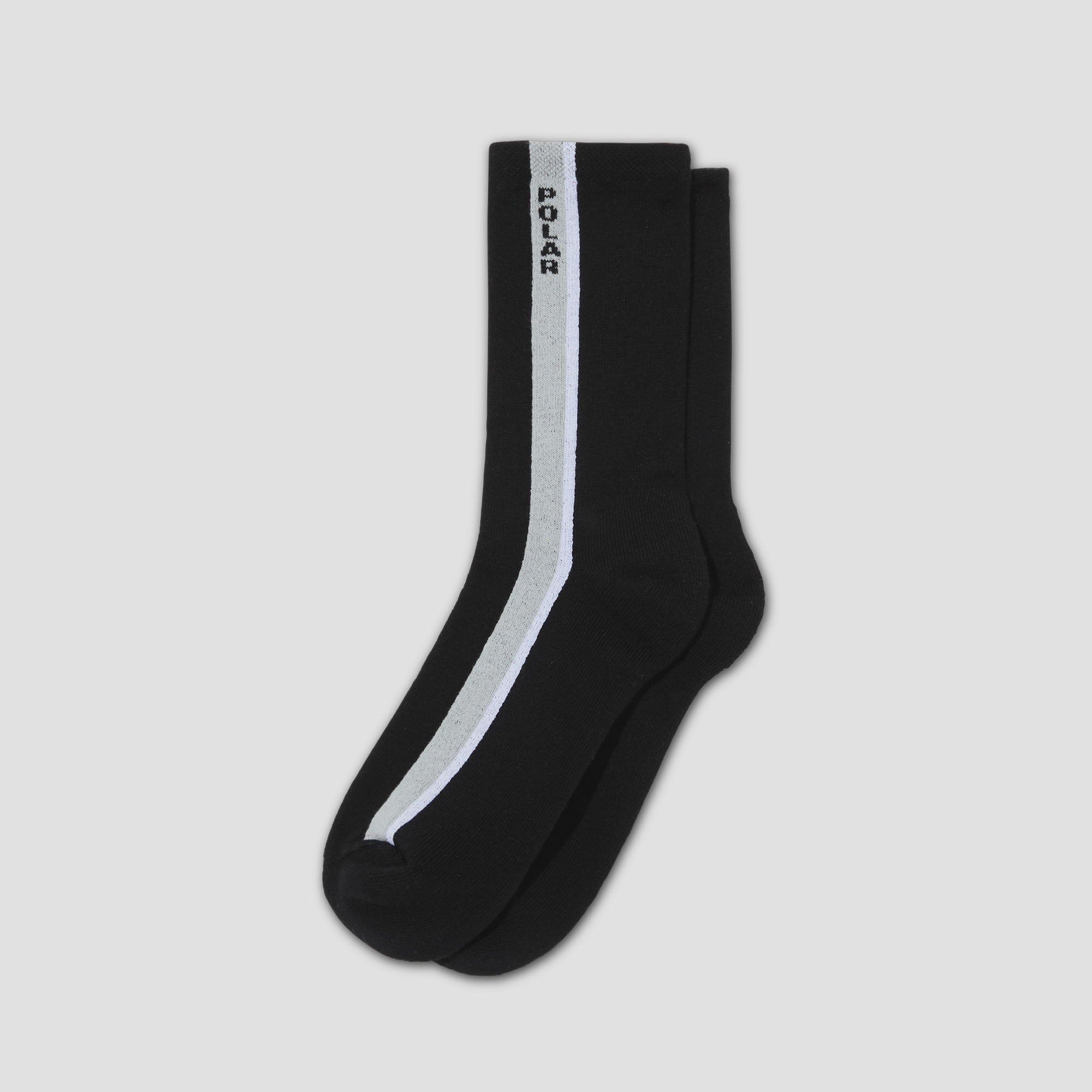 Polar Business Socks Side Stripe Black
