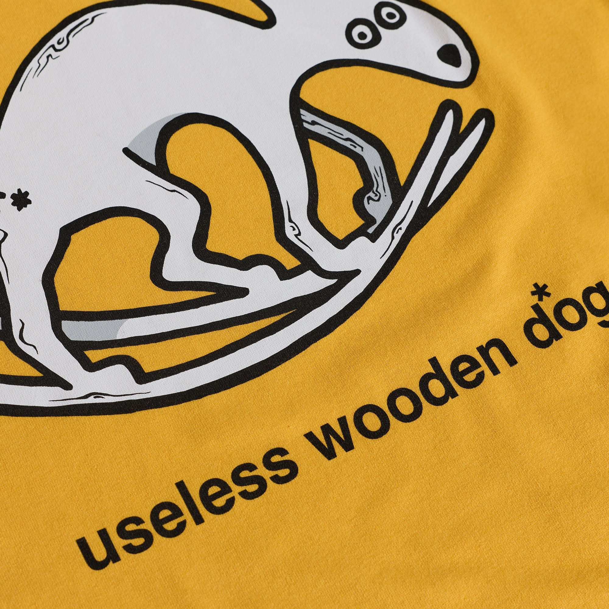 Polar Useless Wooden Dog T-Shirt Yellow