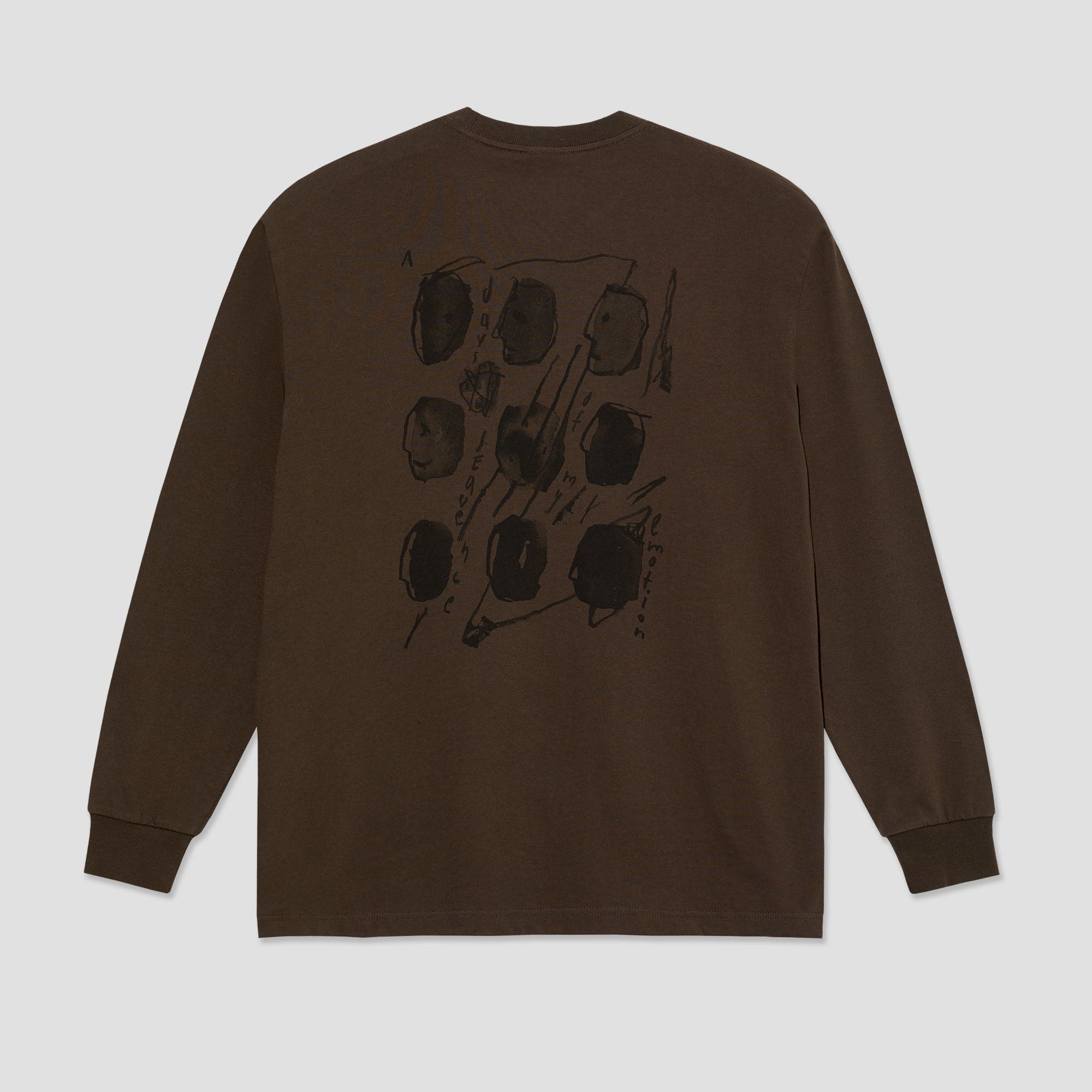 Polar Sequence Longsleeve T-Shirt Brown