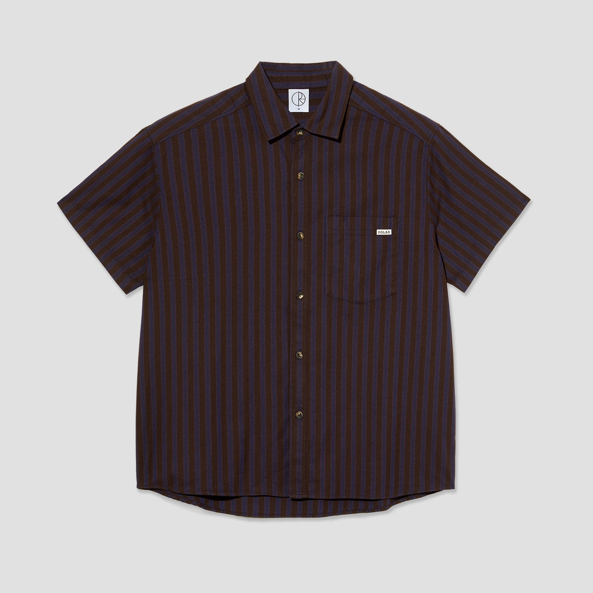 Polar Mitchell Shirt Purple / Chocolate