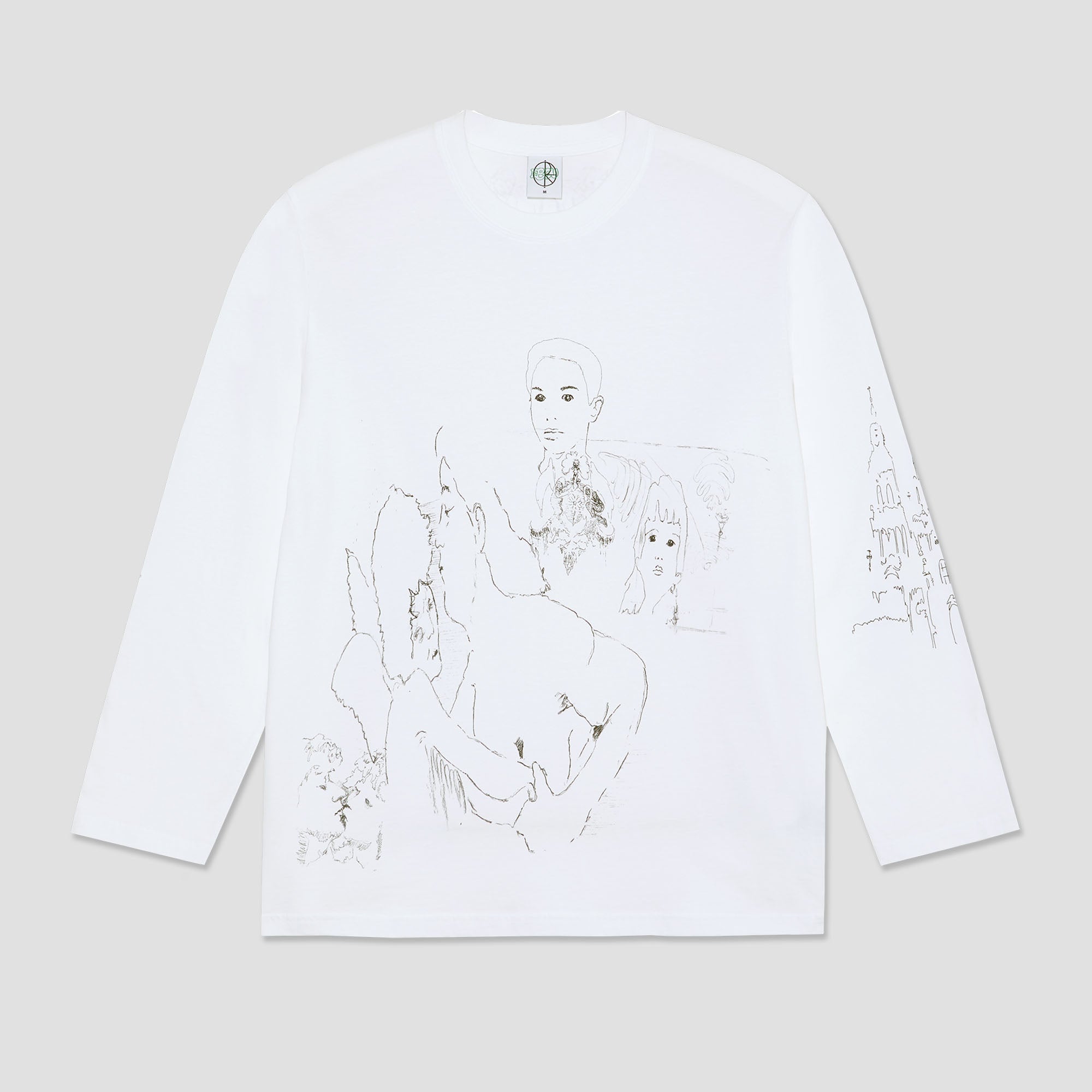 Polar Steve Longsleeve T-Shirt Rêve White