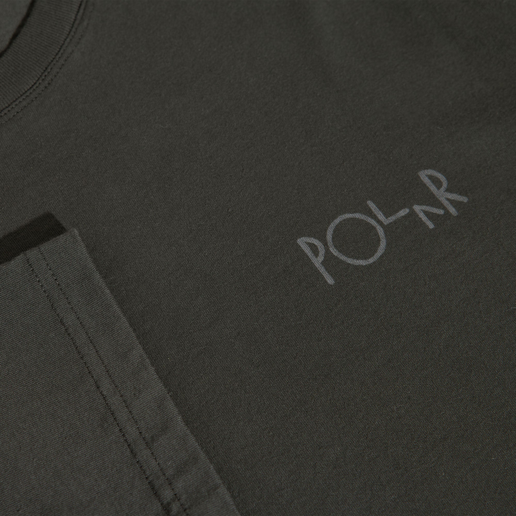 Polar Steve Longsleeve Stroke Logo T-Shirt Dirty Black