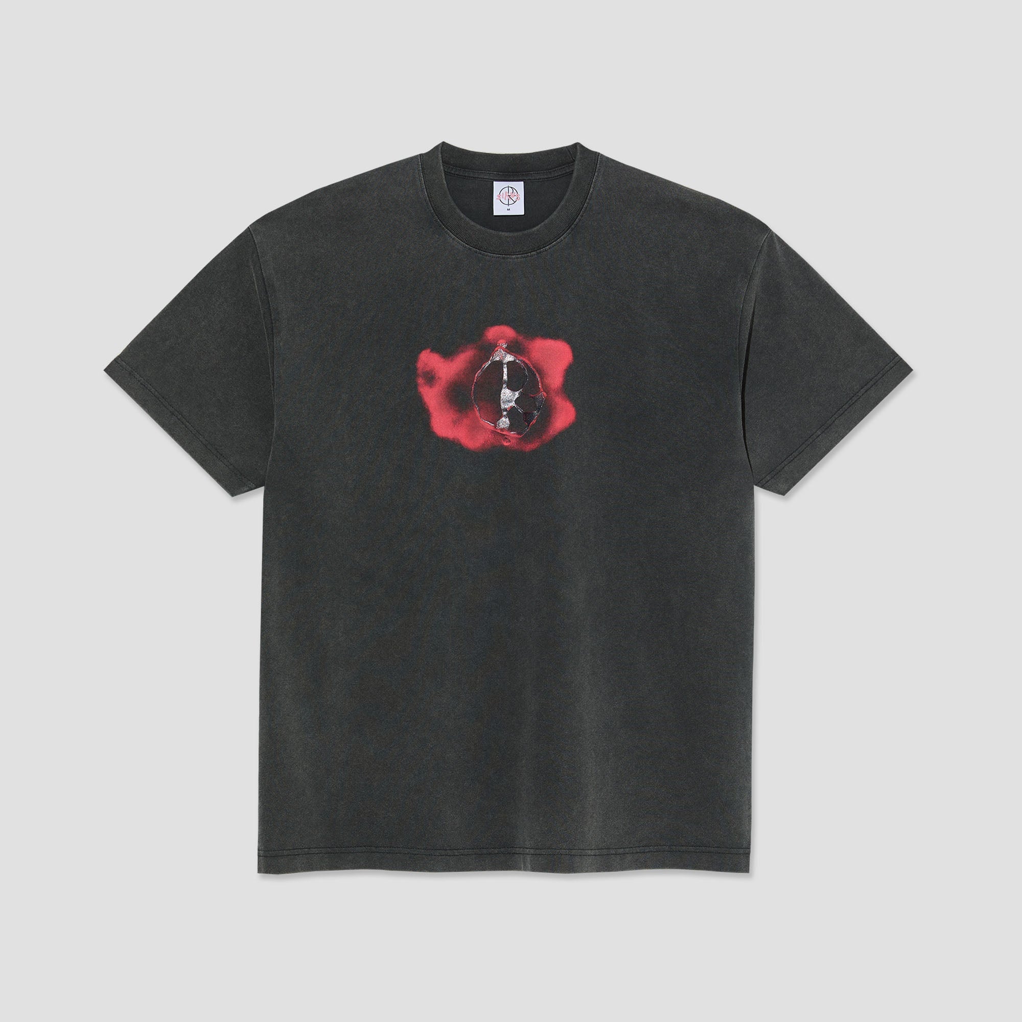 Polar Metal Logo T-Shirt Silver Black