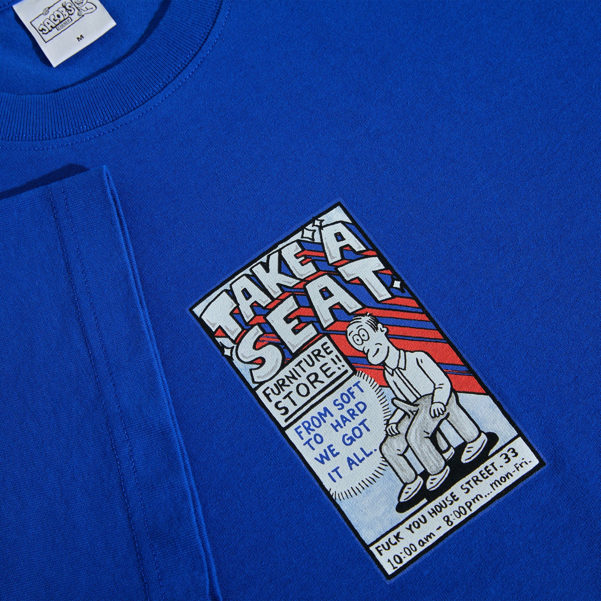 Polar Take A Seat T-Shirt Egyptian Blue