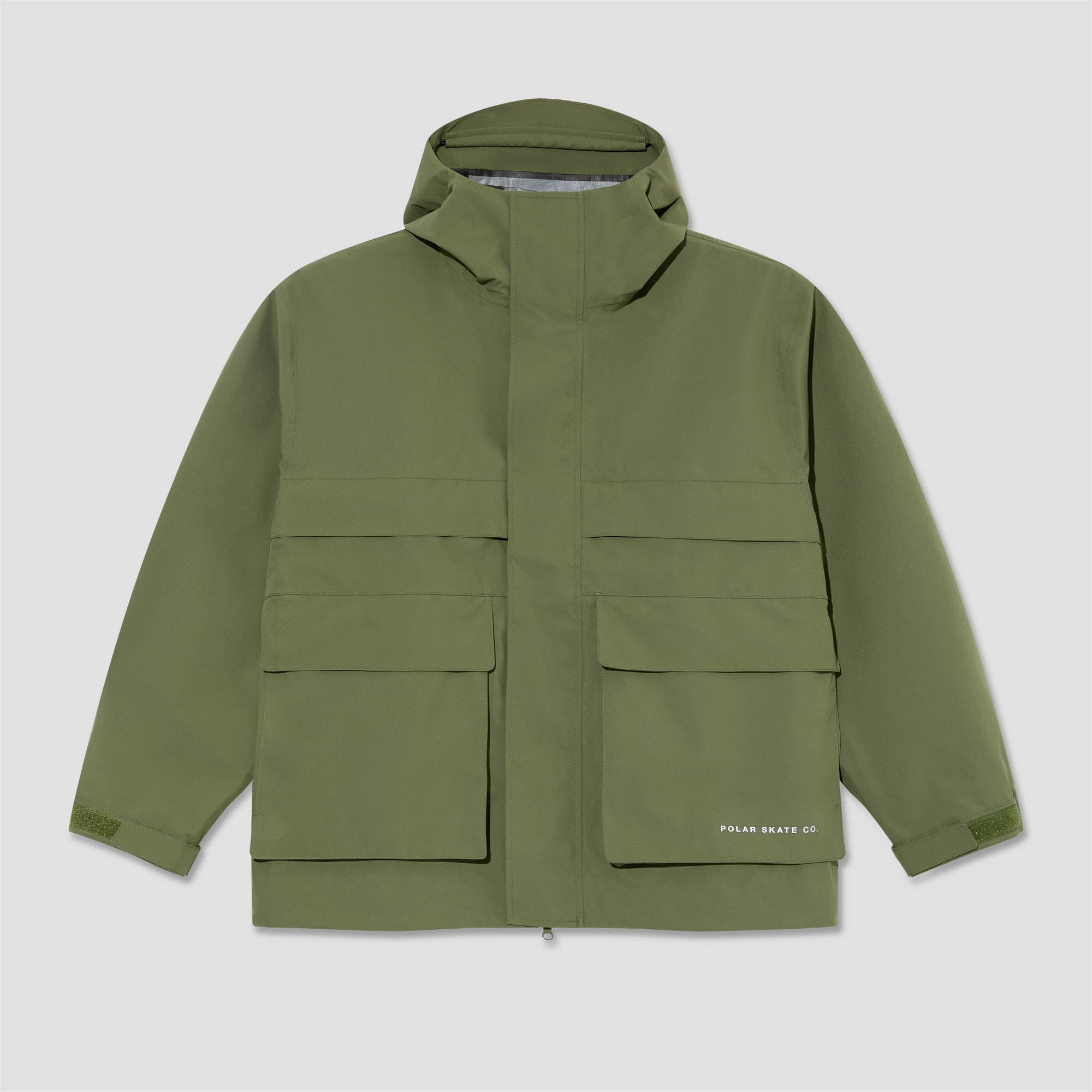 Polar Cargo Shell Jacket Moss Green