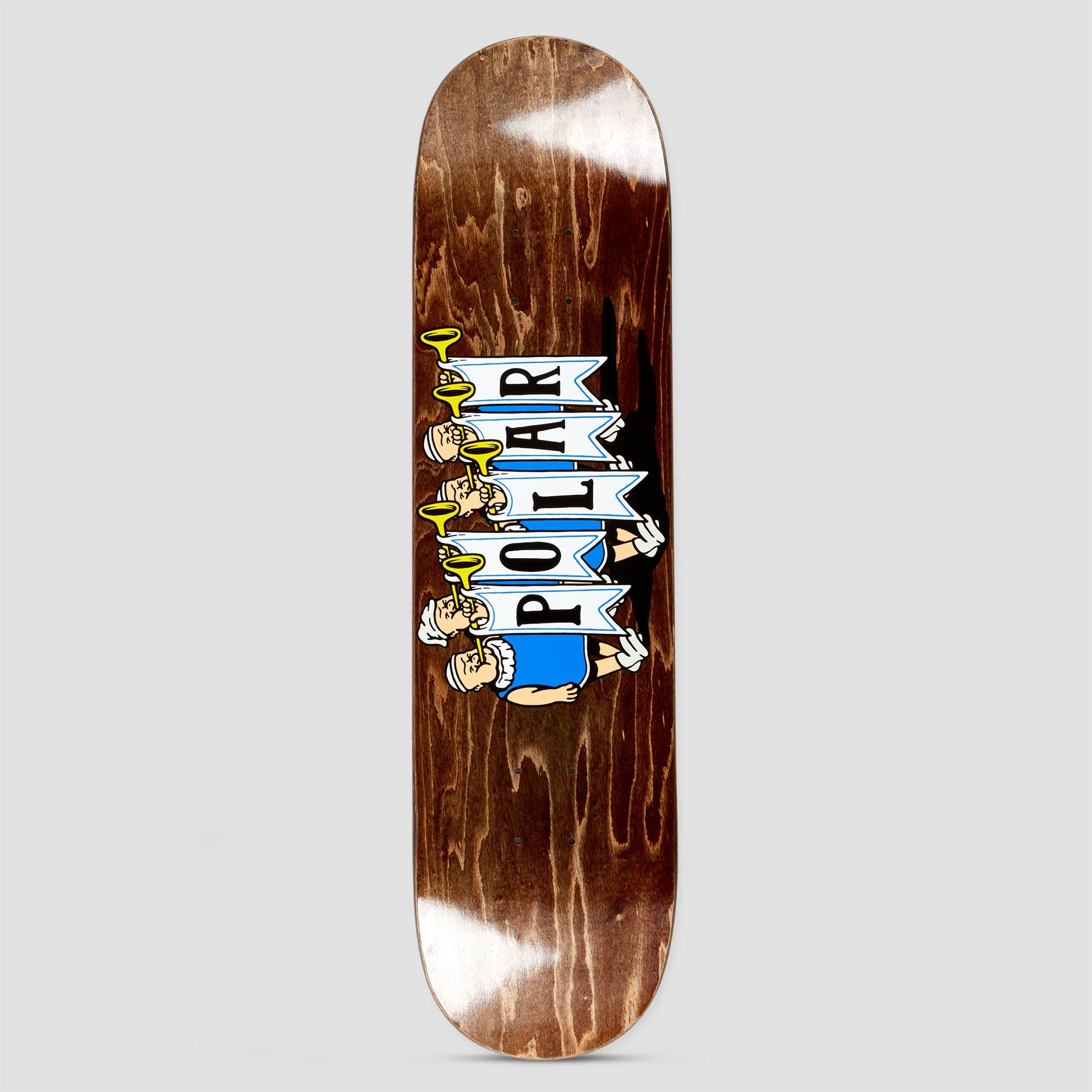 Polar 8.0 Team Model Trumpets Skateboard Deck