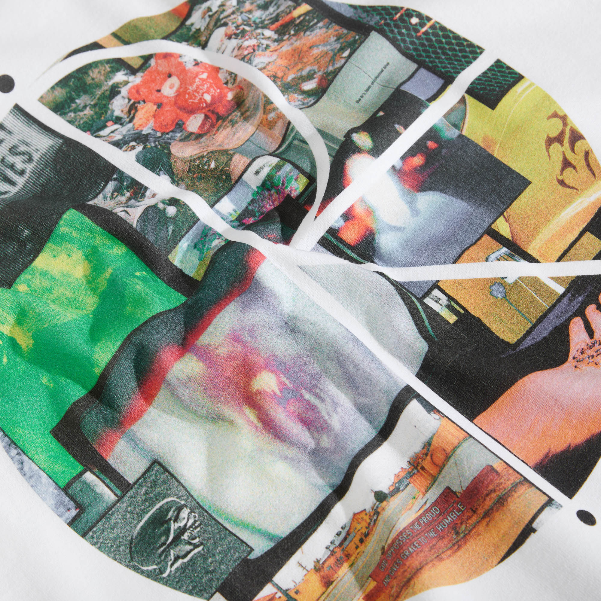 Polar Fill Logo Ourselves Collage T-Shirt White