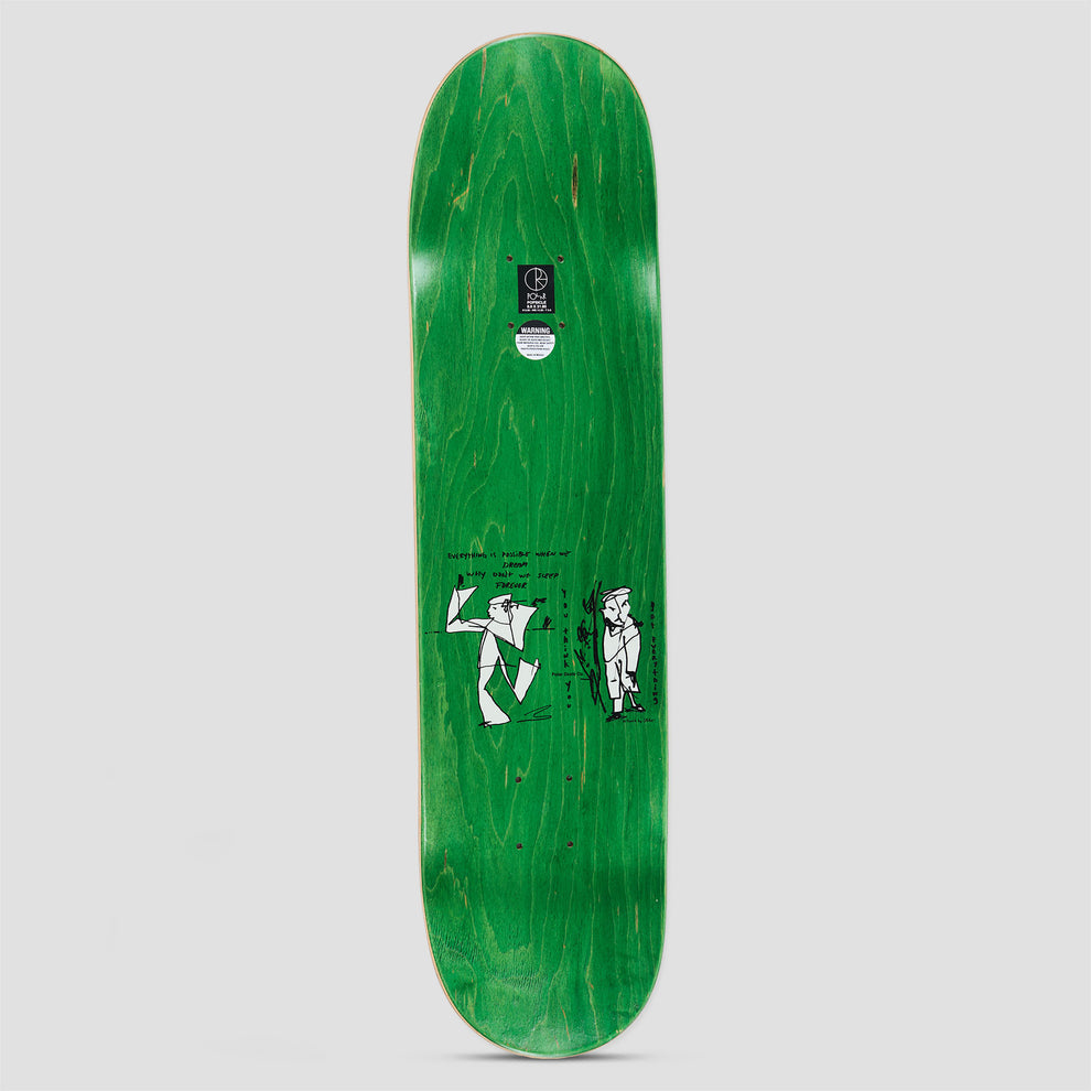 Polar 8.25 Team / Alv Sleep Forever Short Skateboard Deck