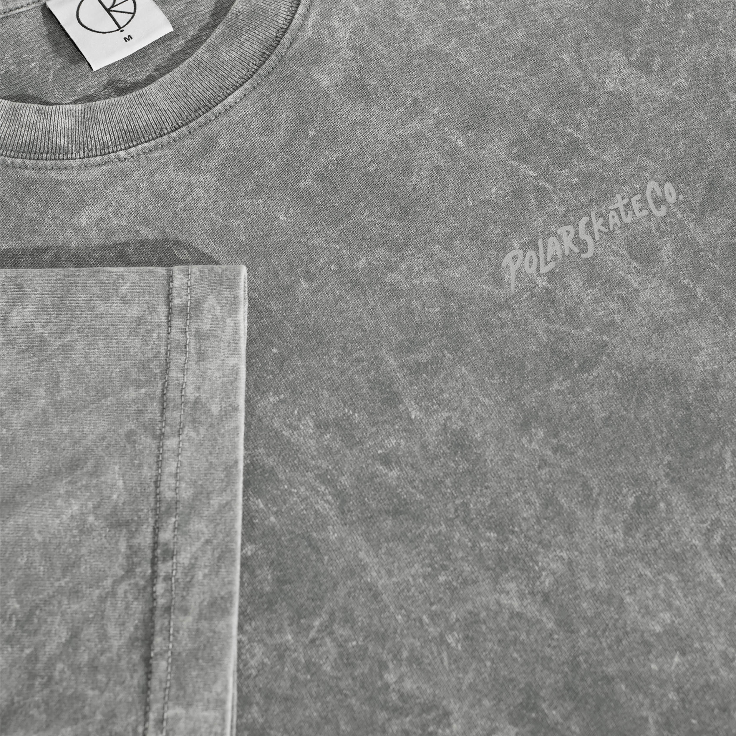 Polar Acid Surf Logo T-Shirt Grey