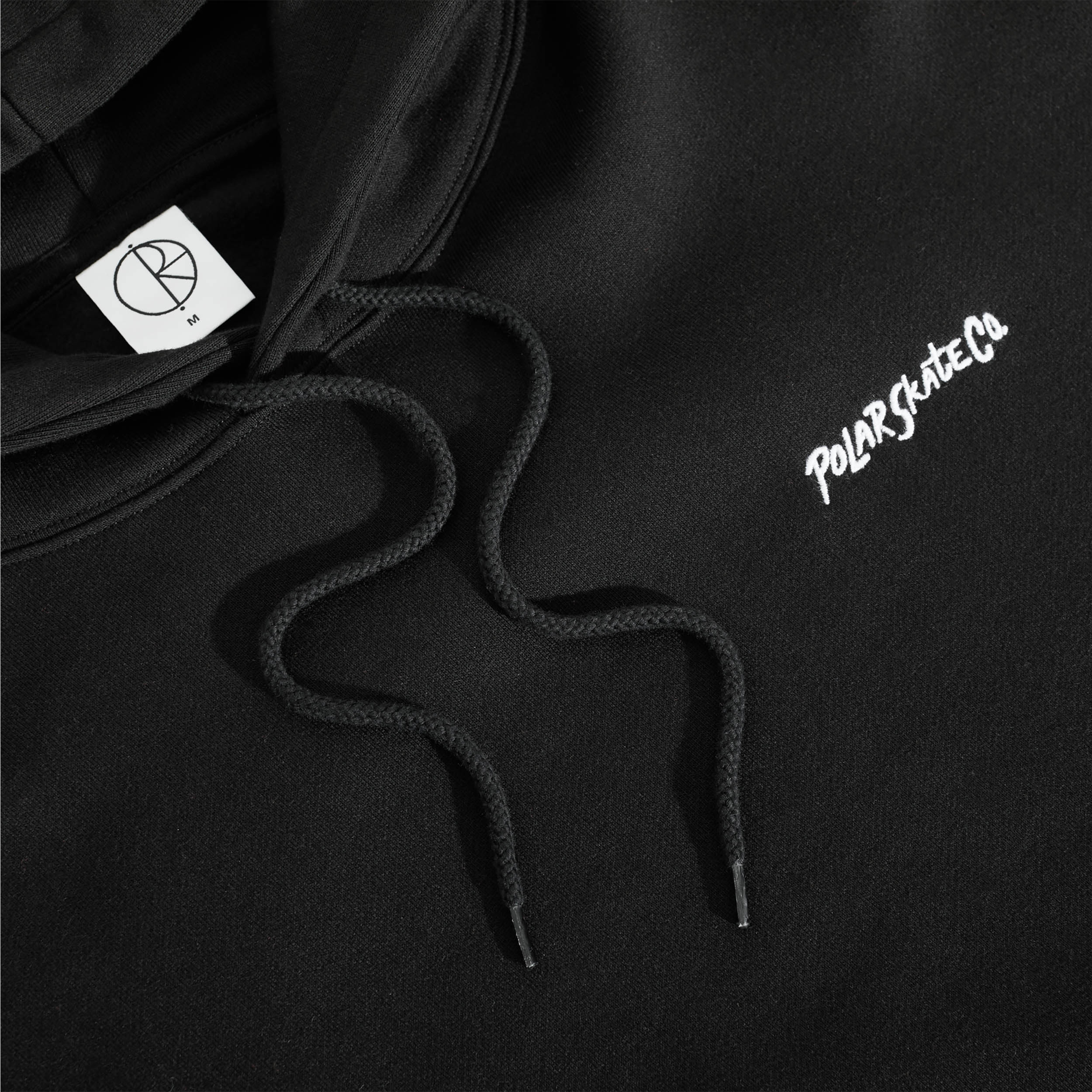 Polar Surf Logo Dave Hoodie Black