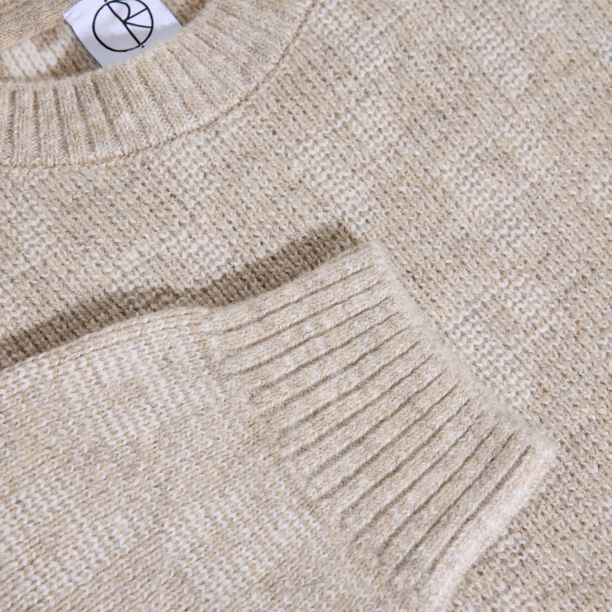 Polar George Sweater Crew P Pattern Sand