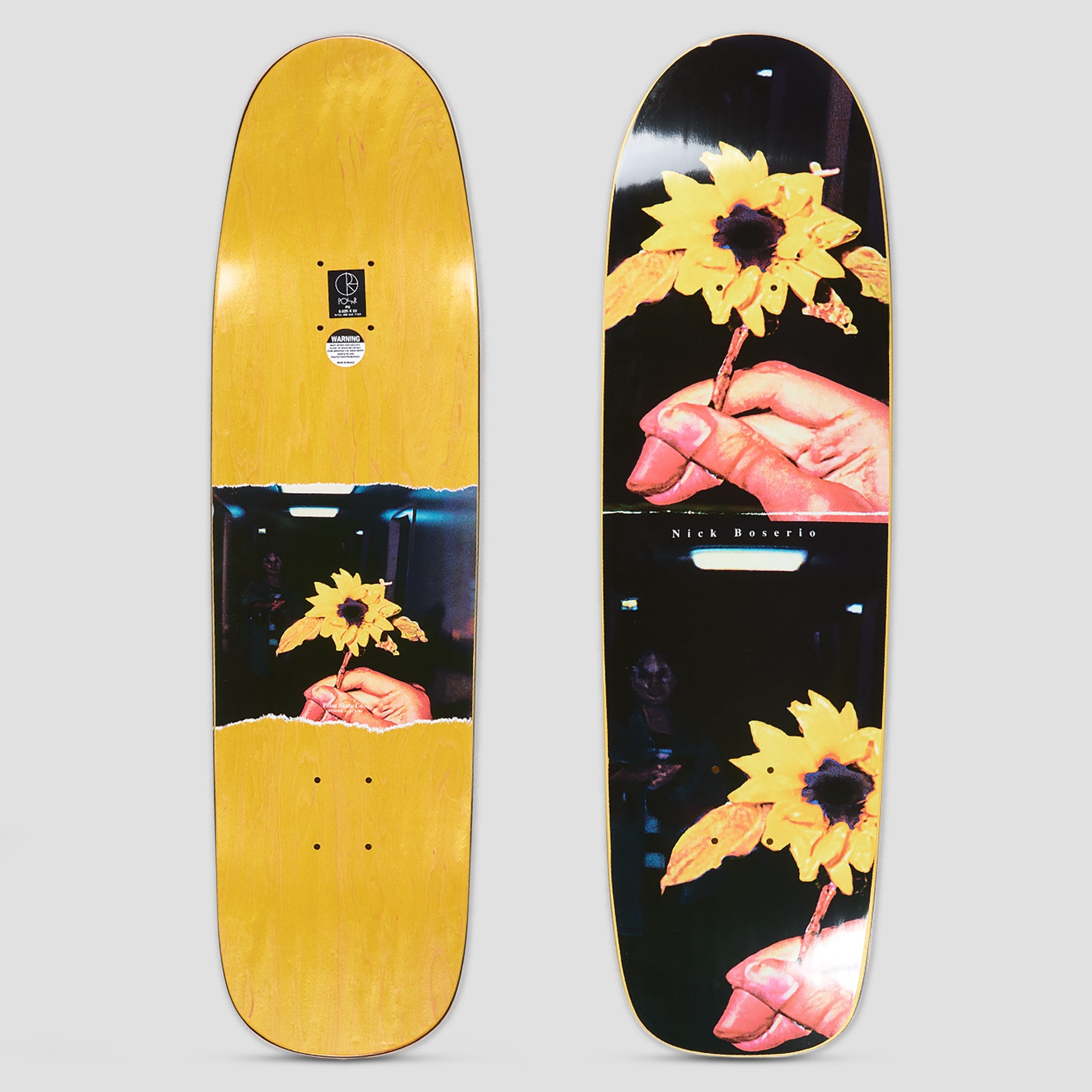 Polar 8.625 Nick Boserio Flower Skateboard Deck