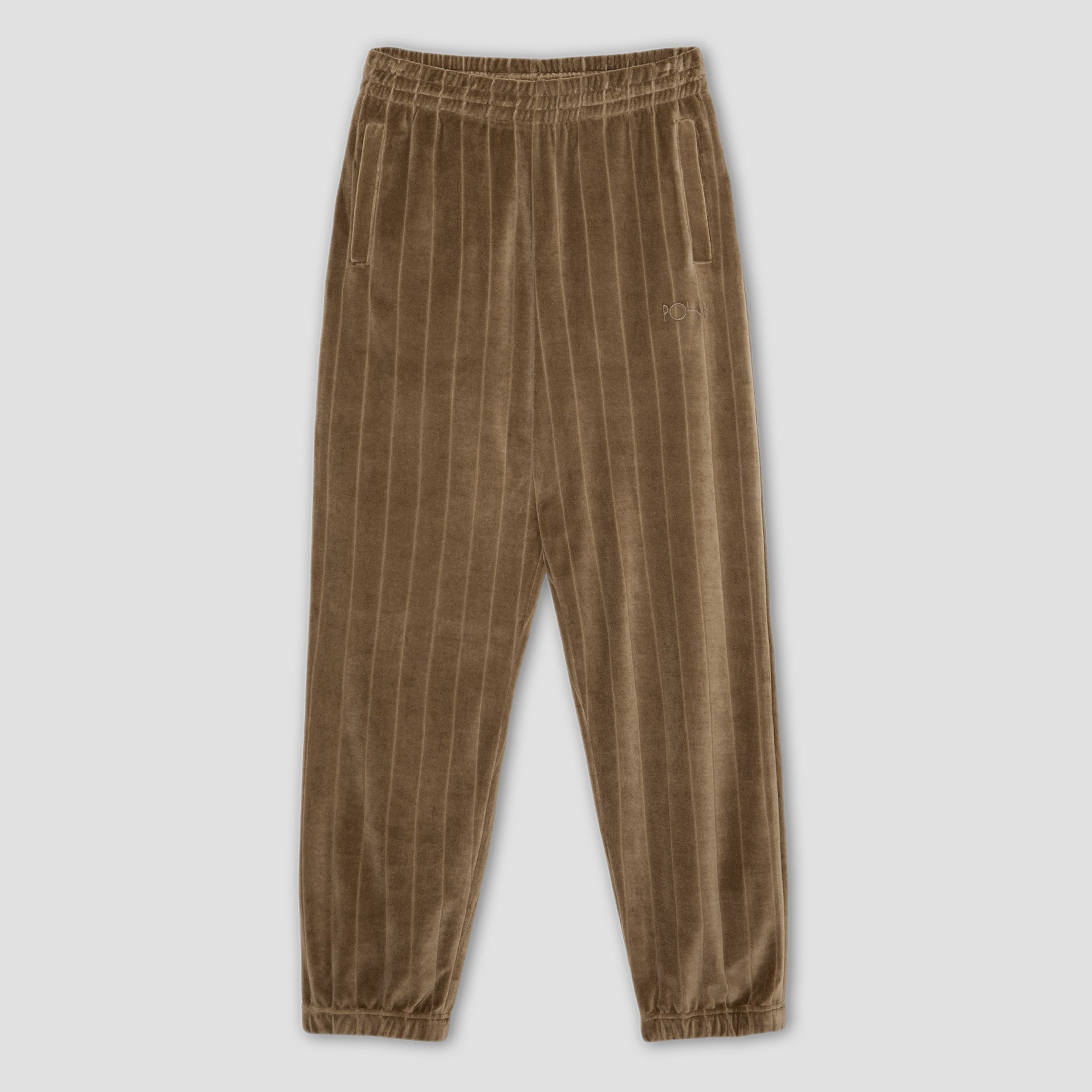 Polar Stripe Velour Sweatpants Beech