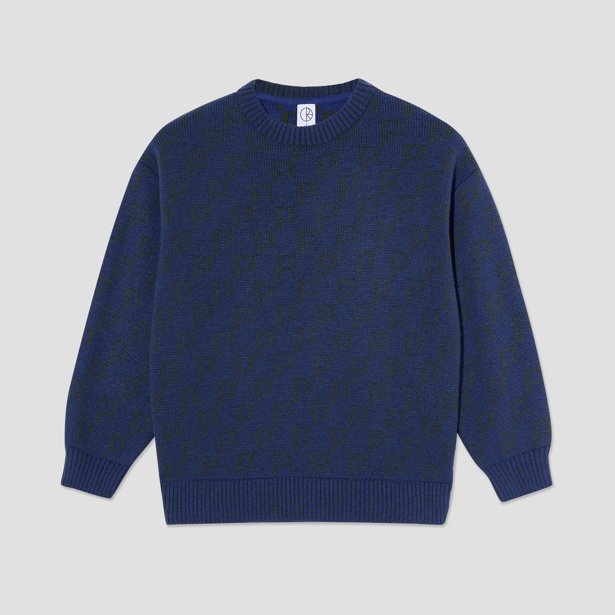 Polar George P Pattern Sweater Blue / Green