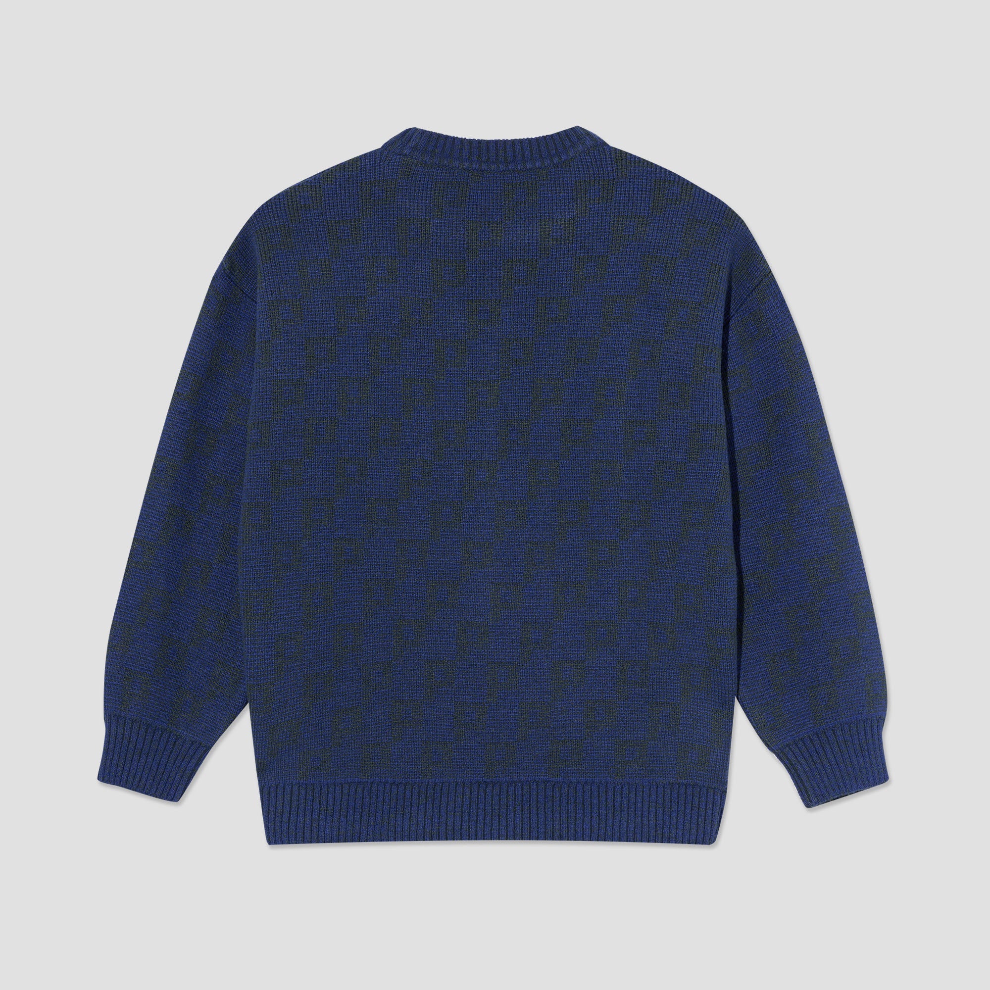 Polar George P Pattern Sweater Blue / Green