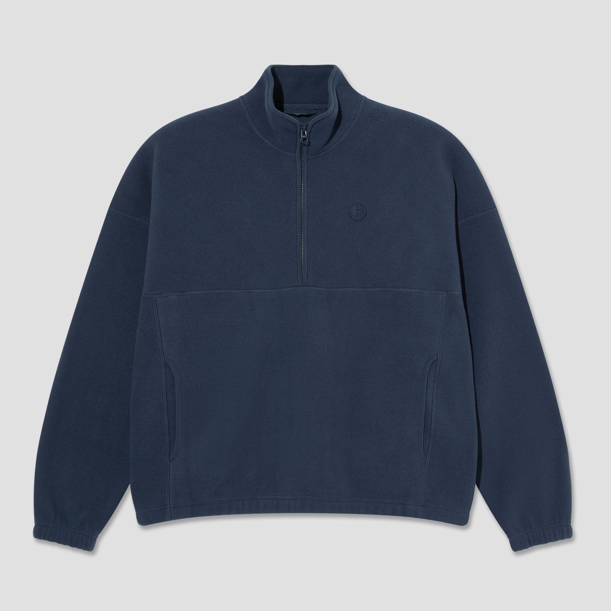 Polar Ivan Half Zip Sweatshirt Grey Blue
