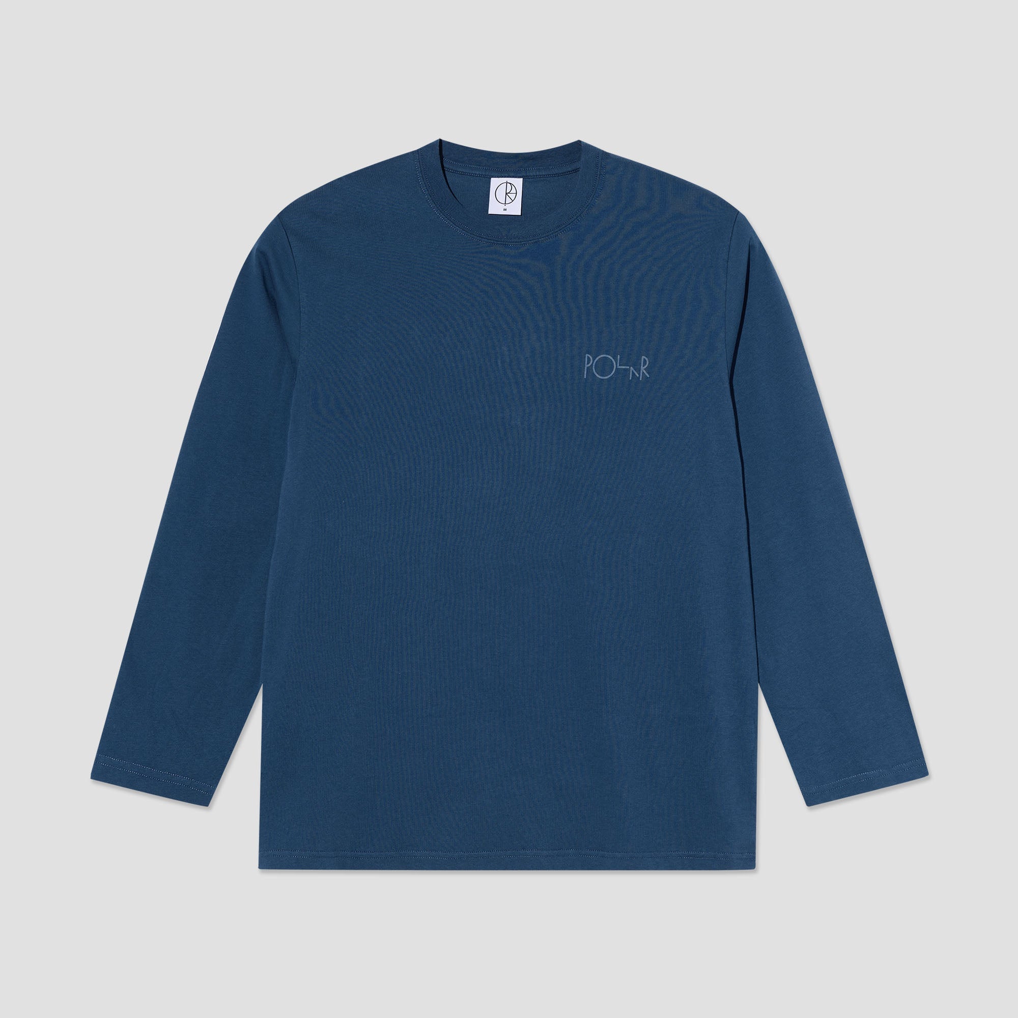 Polar Steve Stroke Logo Longsleeve T-Shirt Space Blue