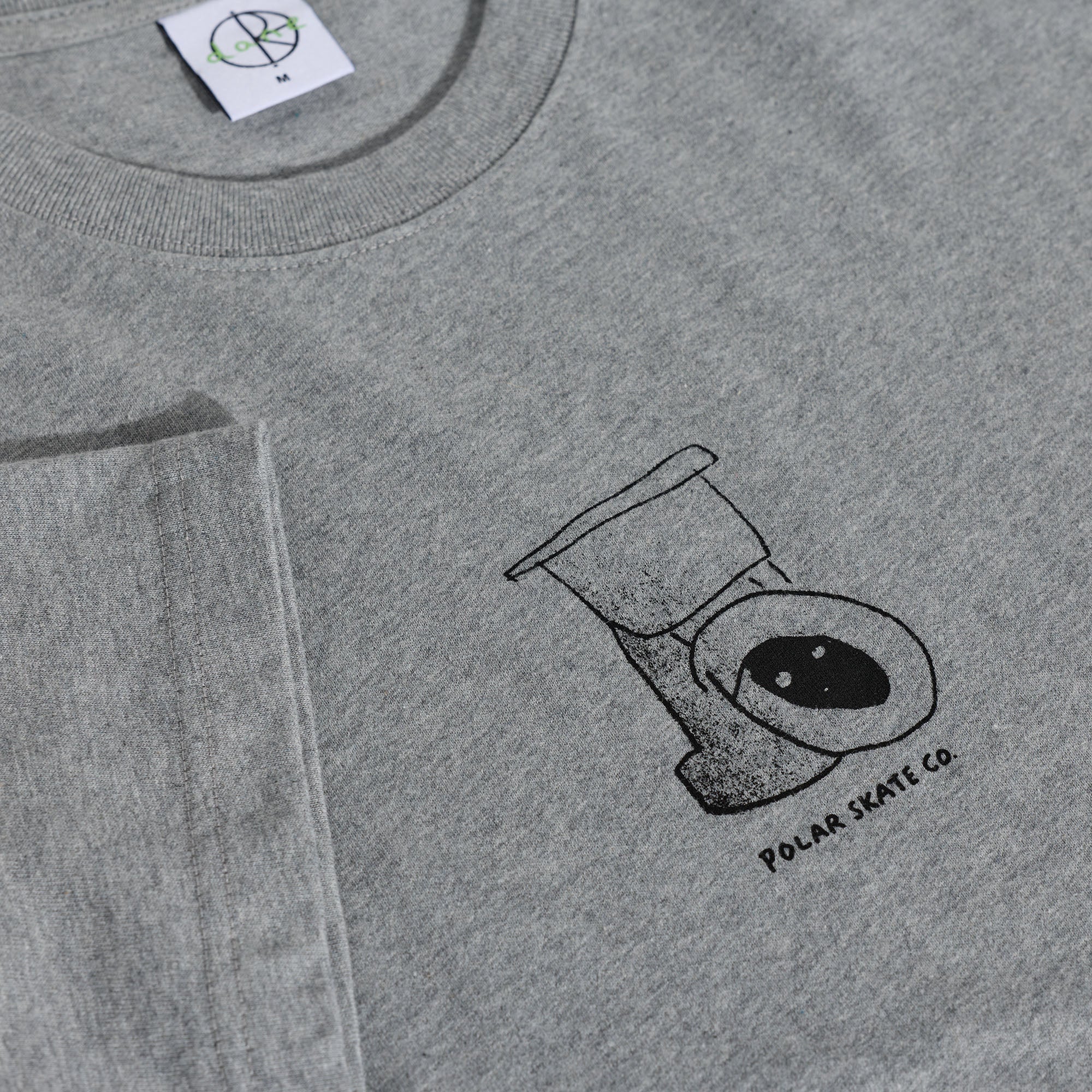Polar Toilet T-Shirt Heather Grey