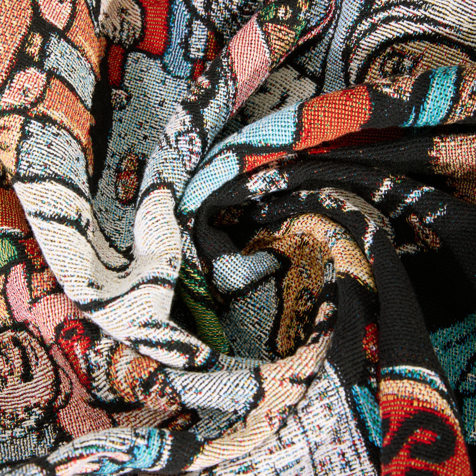 Polar Street Corner Throw Blanket Multi