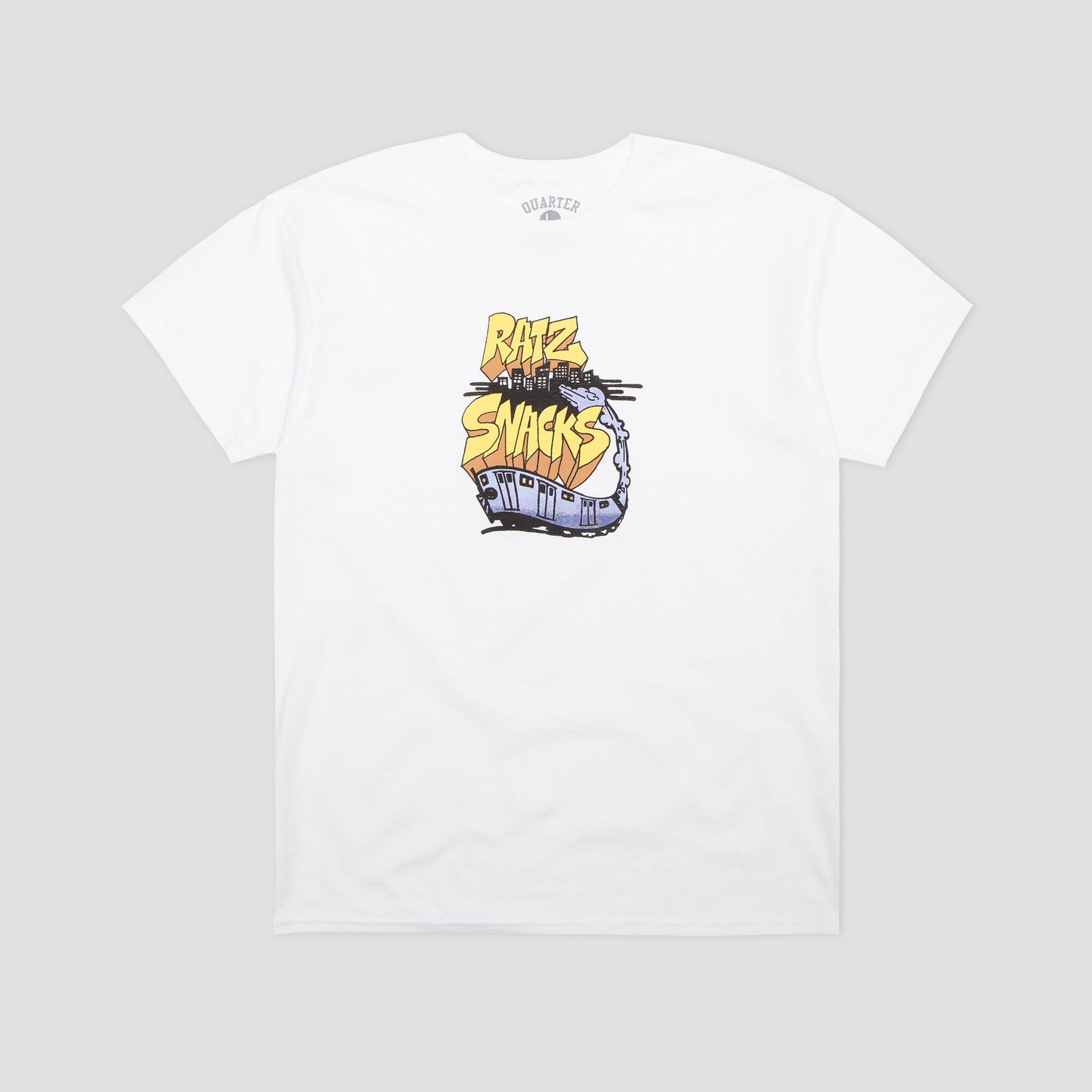 Quartersnacks Rat Ratz Train T-Shirt White