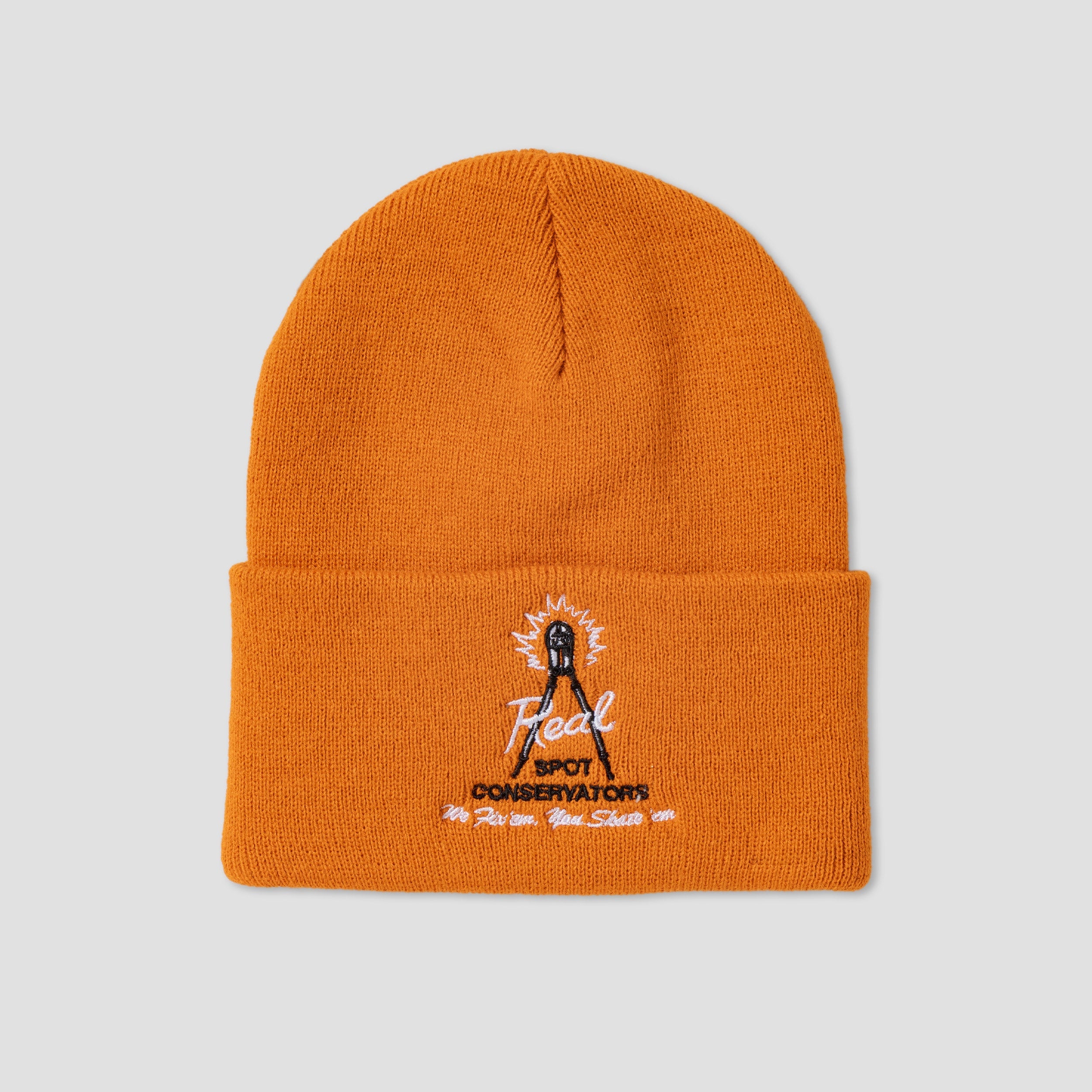 Real Spot Conservators Cuff Beanie Orange