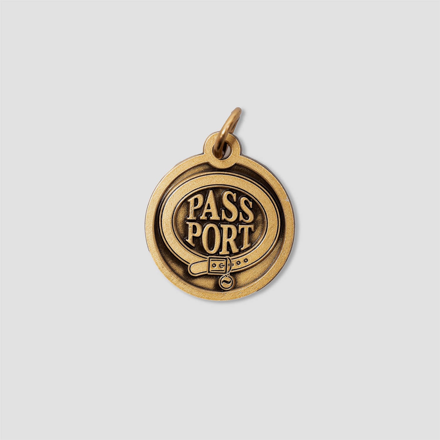 PassPort Hybrid Vigour Pet Tag Antique Gold